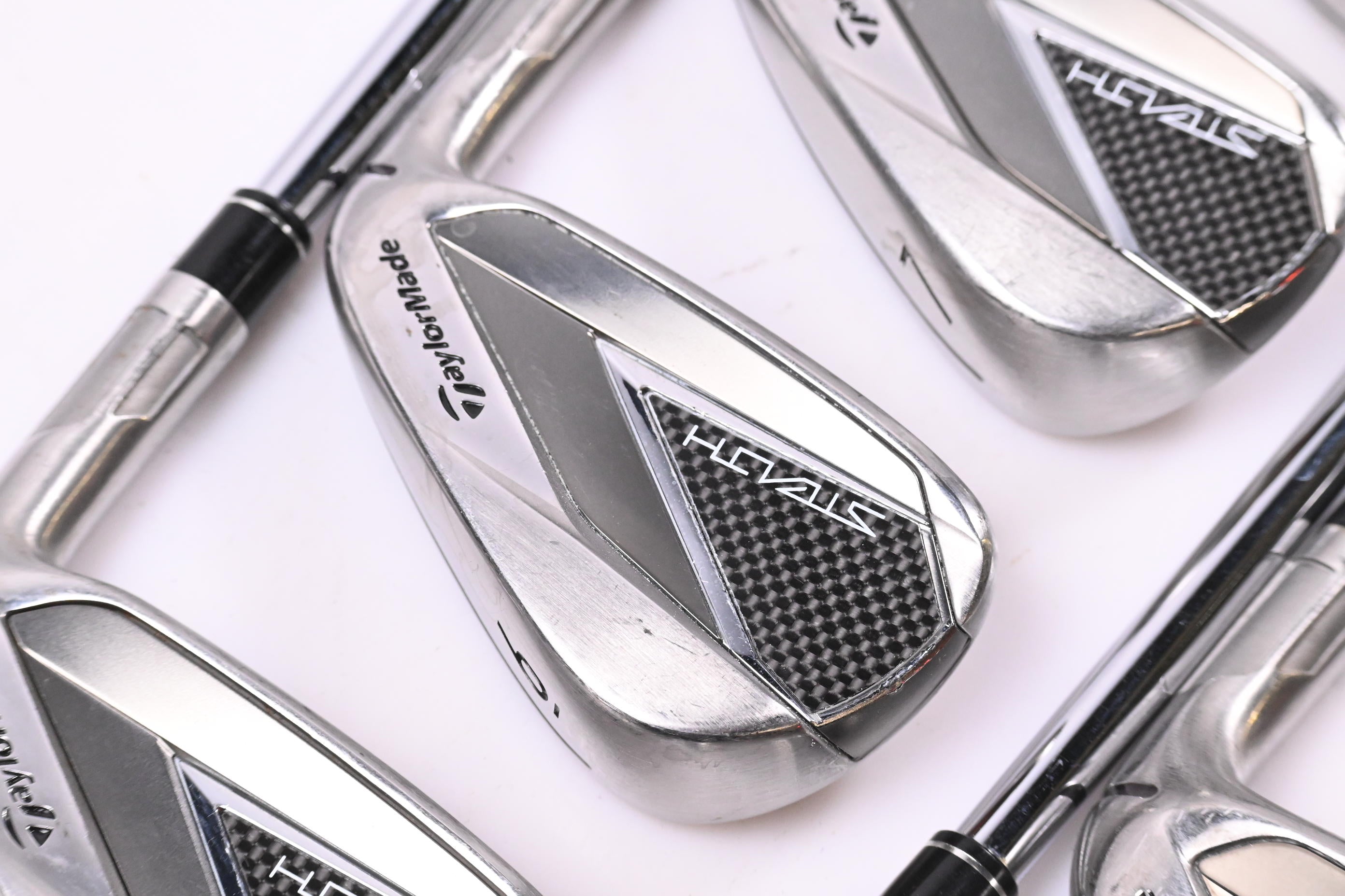 Taylormade Stealth Irons / 5-PW+GW+SW / Stiff Flex KBS MAX MT 85 Shafts