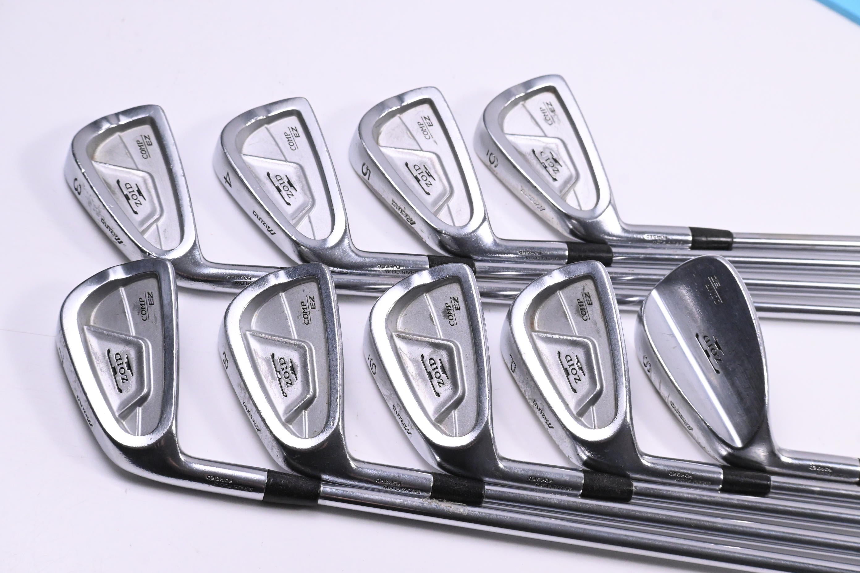 Left Hand Mizuno T-Zoid Comp EZ Irons / 3-PW+SW / Stiff Flex Mizuno T-Zoid Comp