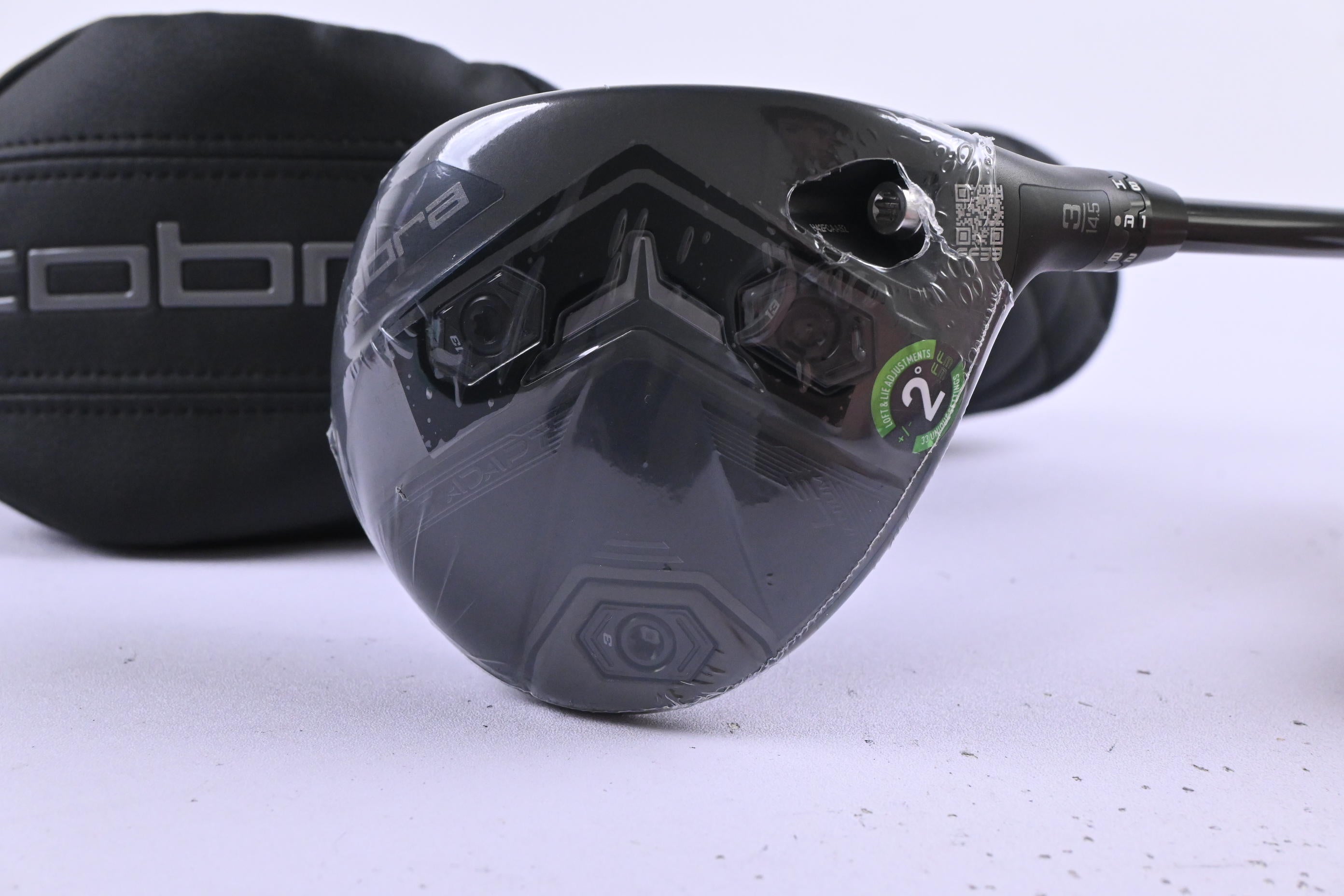 Cobra DS-Adapt LS Titanium #3 Wood / 14.5 Degree / Stiff Flex Denali Black 60