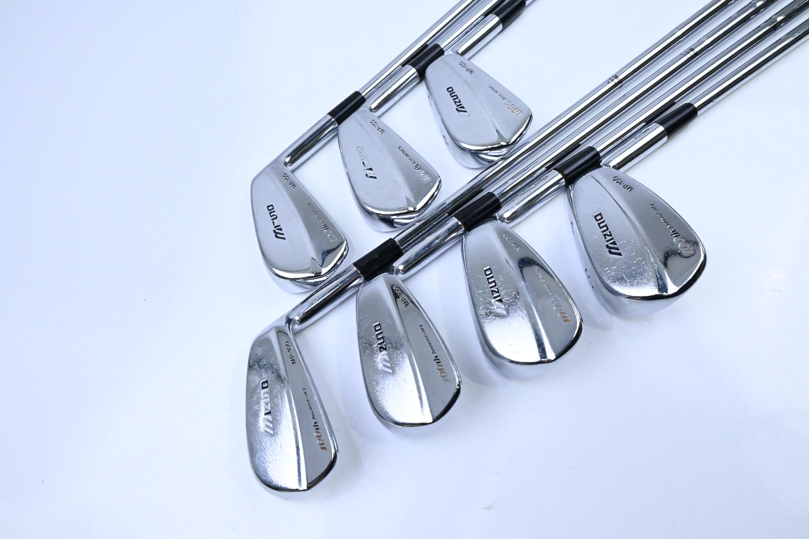 Mizuno MP-100 Anniversary Edition Irons / 4-PW / Stiff Flex Dynamic Gold S300