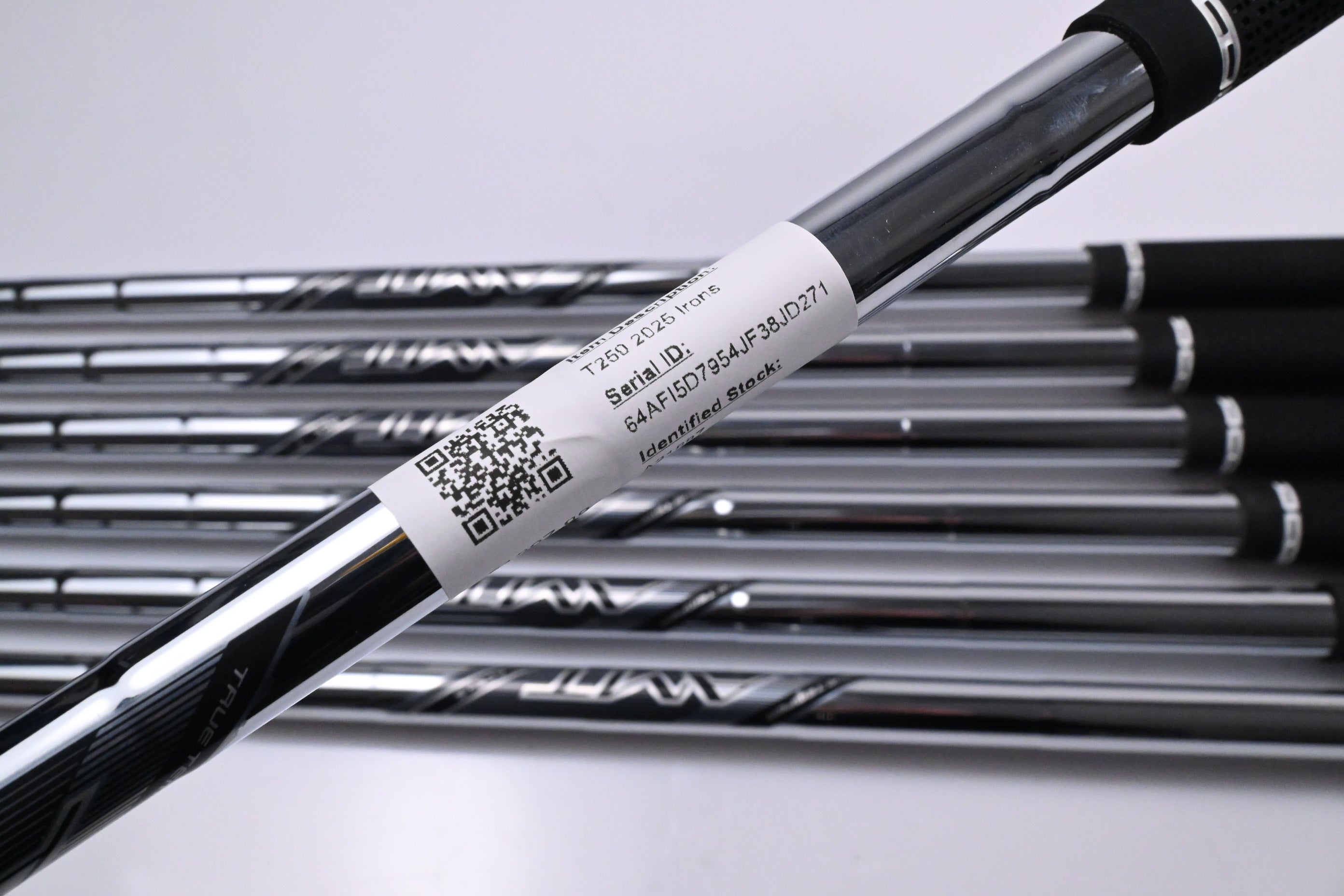 Titleist T250 2025 Irons / 5-PW+GW / Stiff Flex True Temper AMT Black Shafts