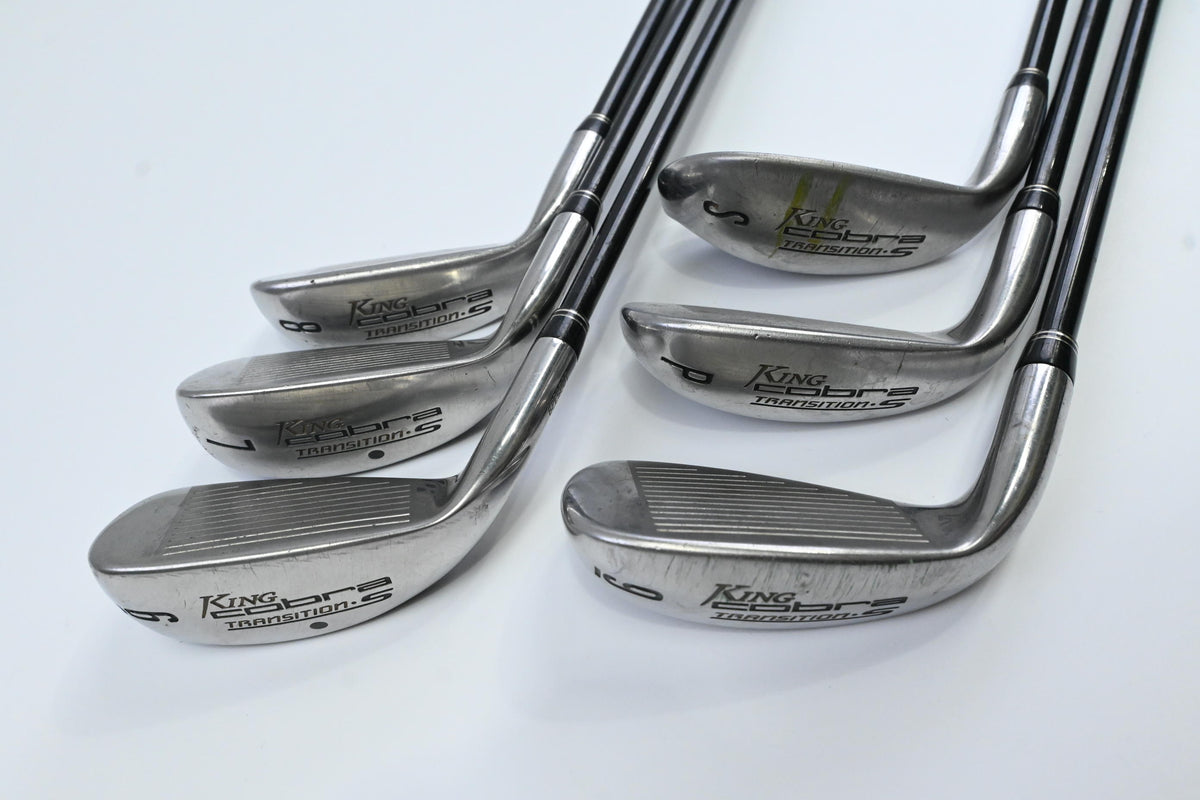 Cobra Transition-S Irons / 6-PW+SW / Regular Flex Aldila NV HL 65 Shafts
