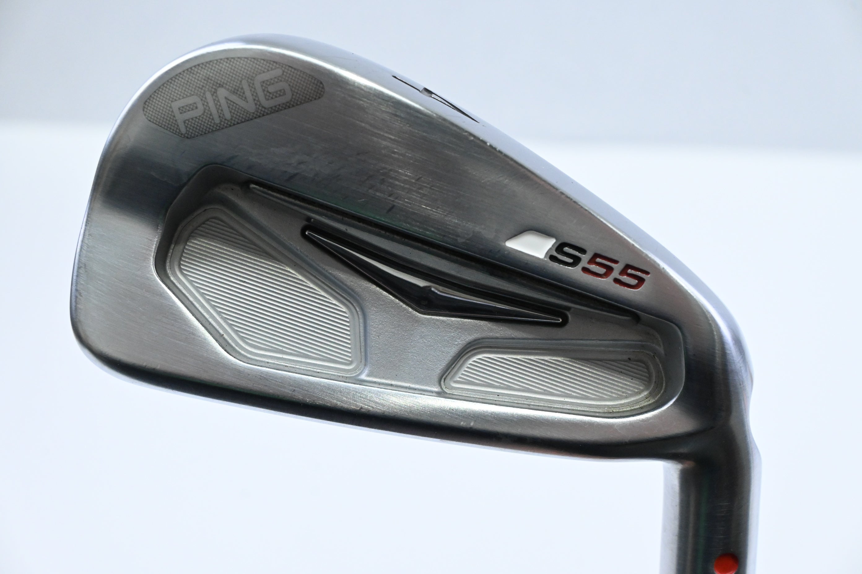 Ping S55 #4 Iron / 24 Degree / Red Dot / Regular Flex Ping TFC 189 Shaft