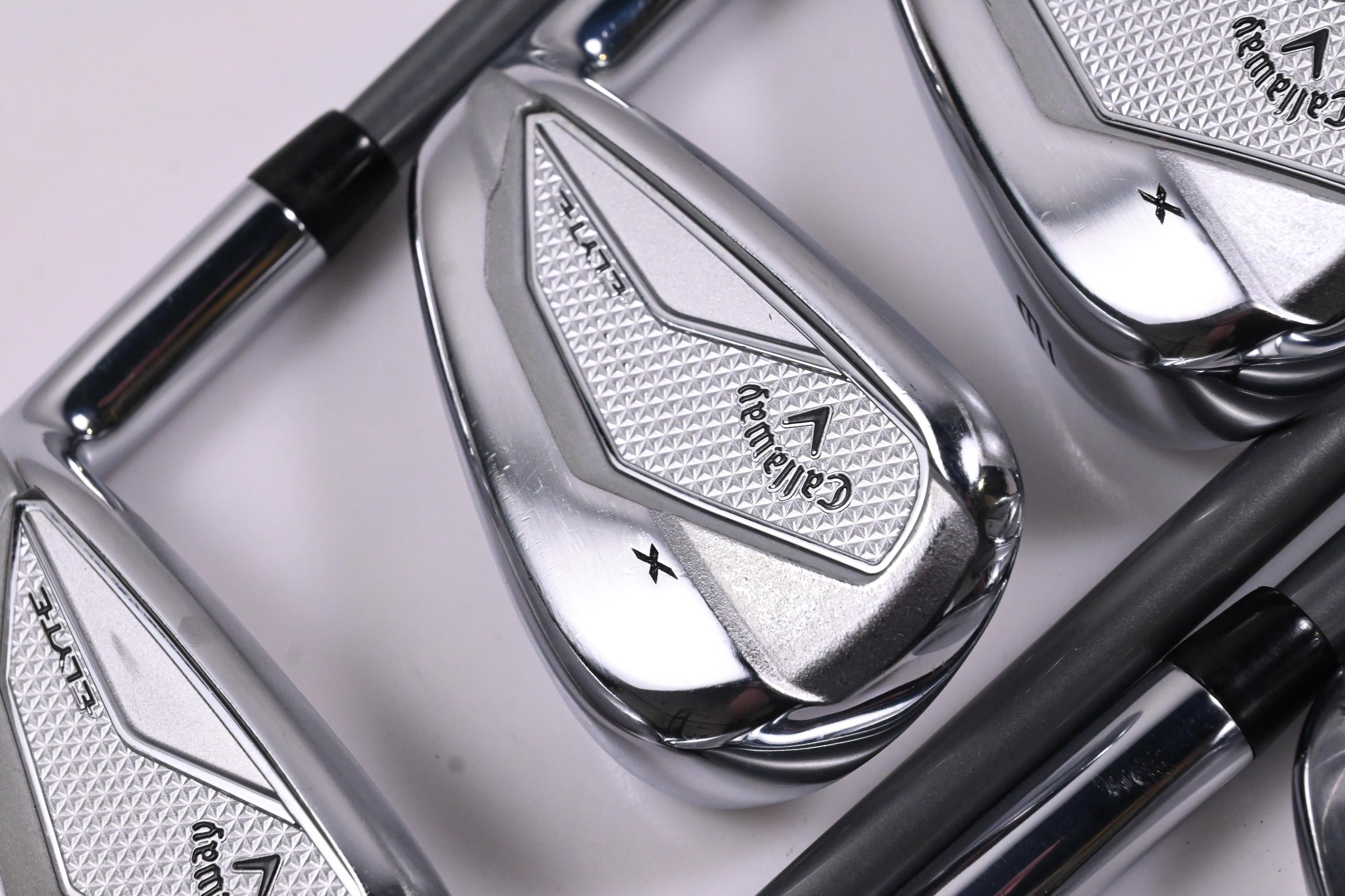 Callaway Elyte X Irons / 7-PW+AW+GW+SW / Senior Flex Denali Charcoal 55