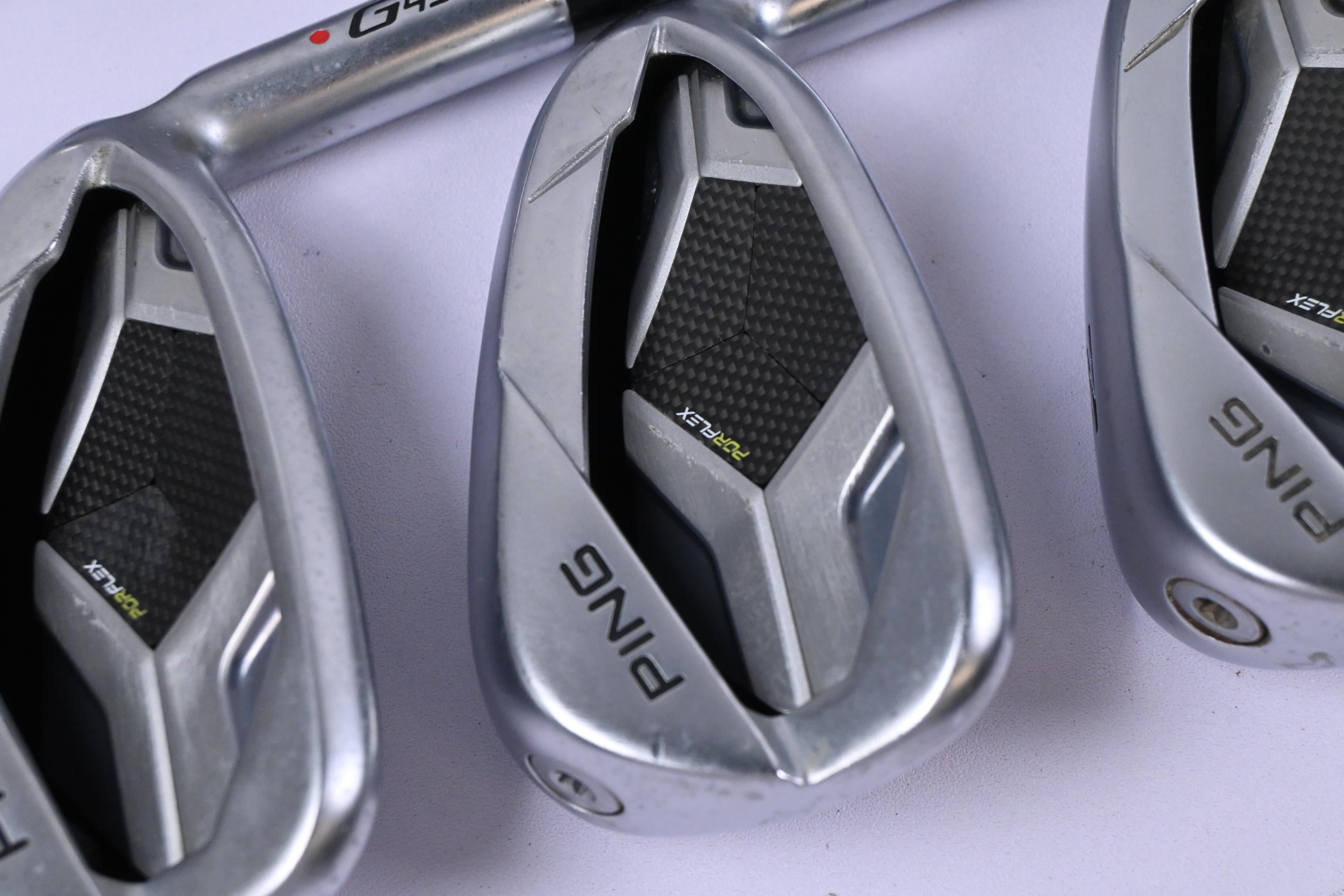Ping G430 Irons / 5-PW / Red Dot / Senior Flex Ping Alta Quick 45 Shafts