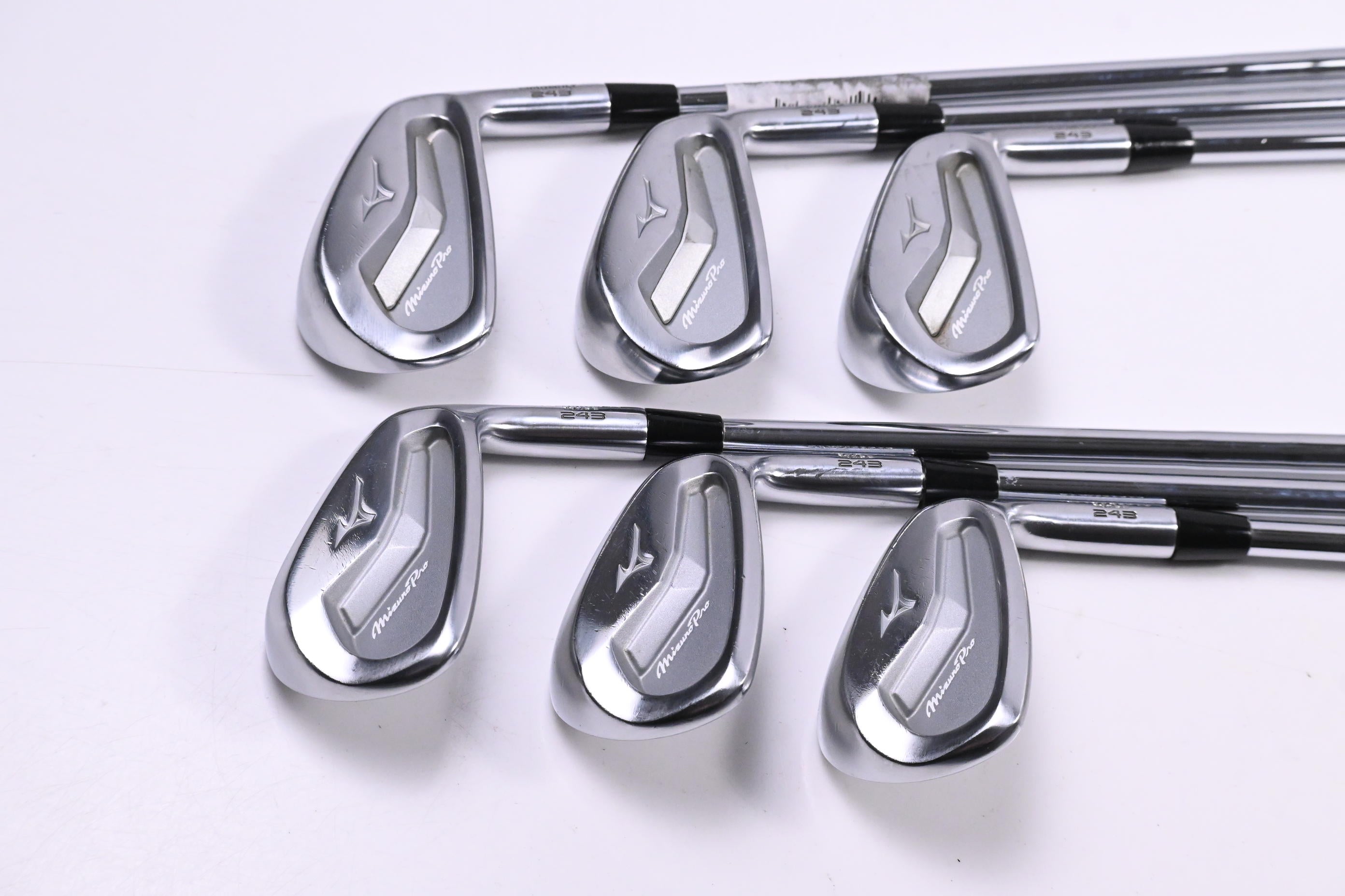 Mizuno Pro 243 Irons / 5-PW / Stiff Flex KBS $-Taper 130 Shafts