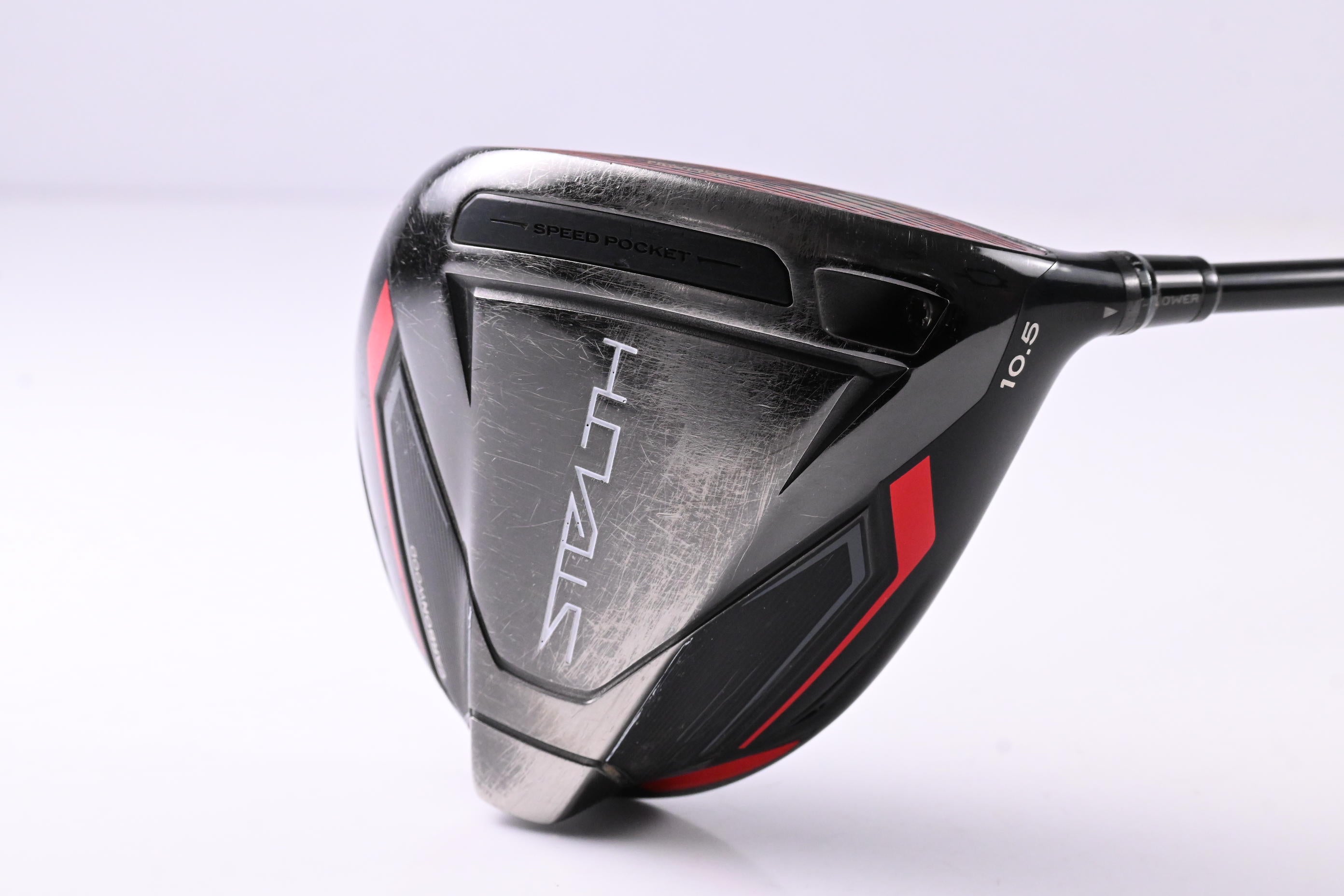 Taylormade Stealth Driver / 10.5 Degree / X-Flex HZRDUS Smoke RDX Blue 70 Shaft