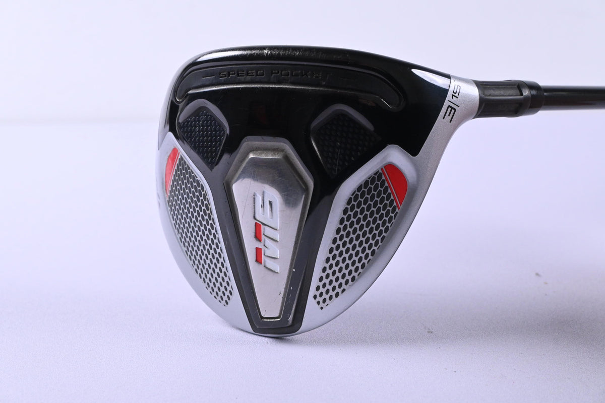 Taylormade M6 #3 Wood / 15 Degree / Regular Flex Fujikura Atmos Orange 5 Shaft