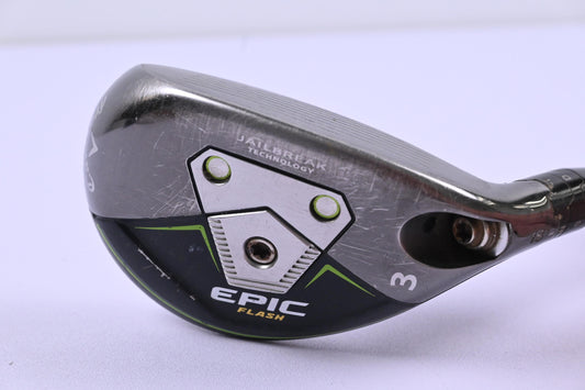 Callaway Epic Flash #3 Hybrid / 18 Degree / Stiff Flex Tensei AV White 70 Shaft