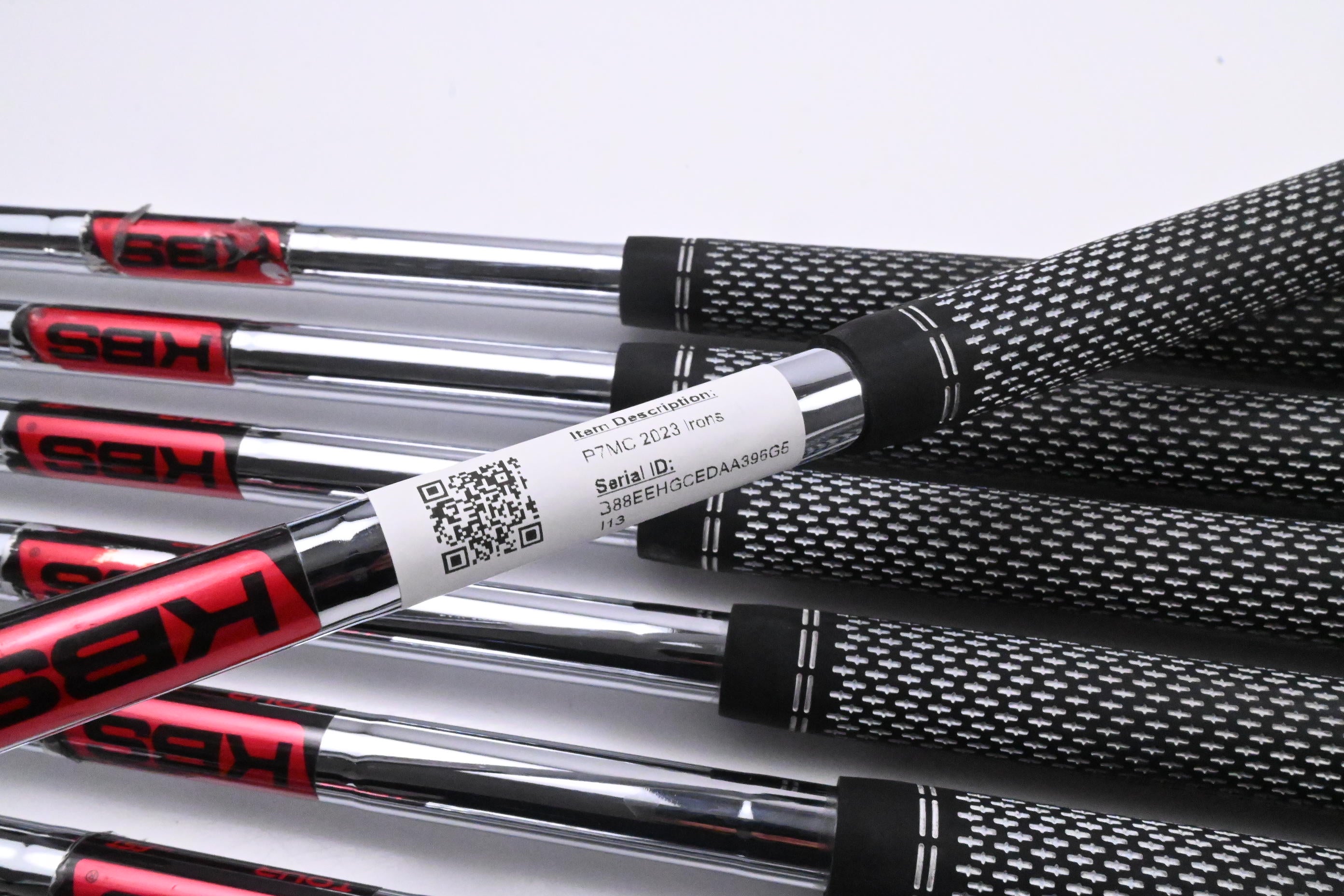 Taylormade P7MC 2023 Irons / 4-PW / Stiff Flex KBS Tour Shafts