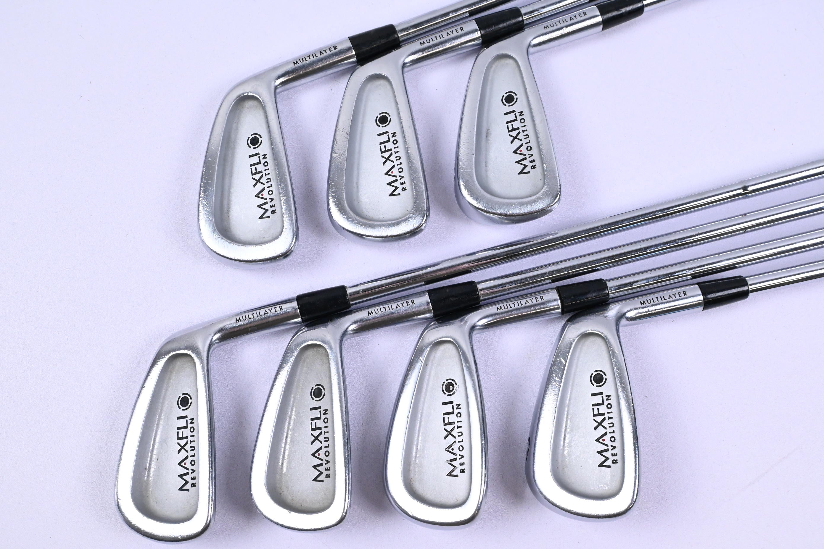 Maxfli Revolution Black Dot Irons / 3-9 Iron / Regular Flex Dynamic Gold R300U