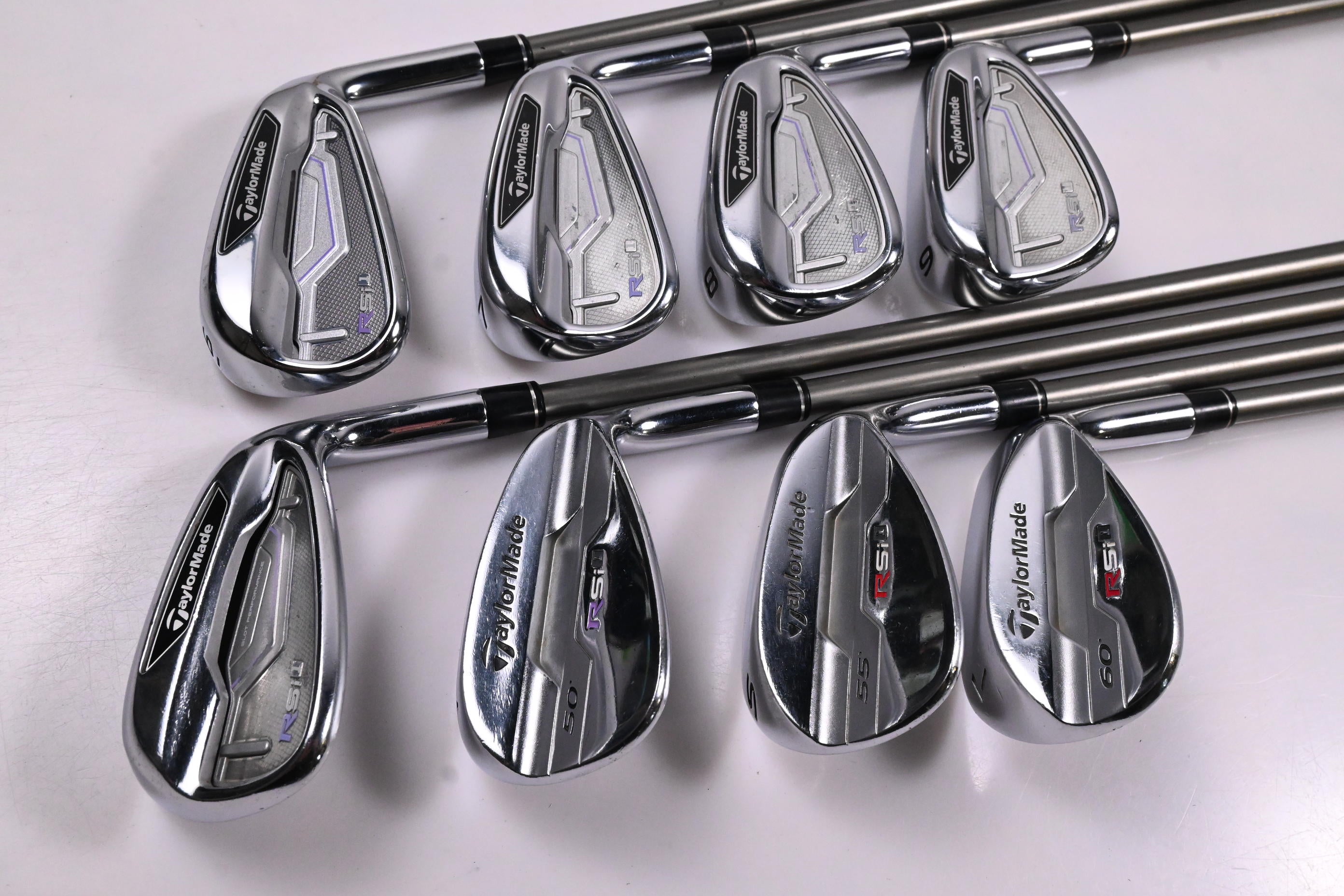 Taylormade RSi1 Irons / 6-PW+GW+SW+LW / Ladies Flex Taylormade Reax 45 Shafts