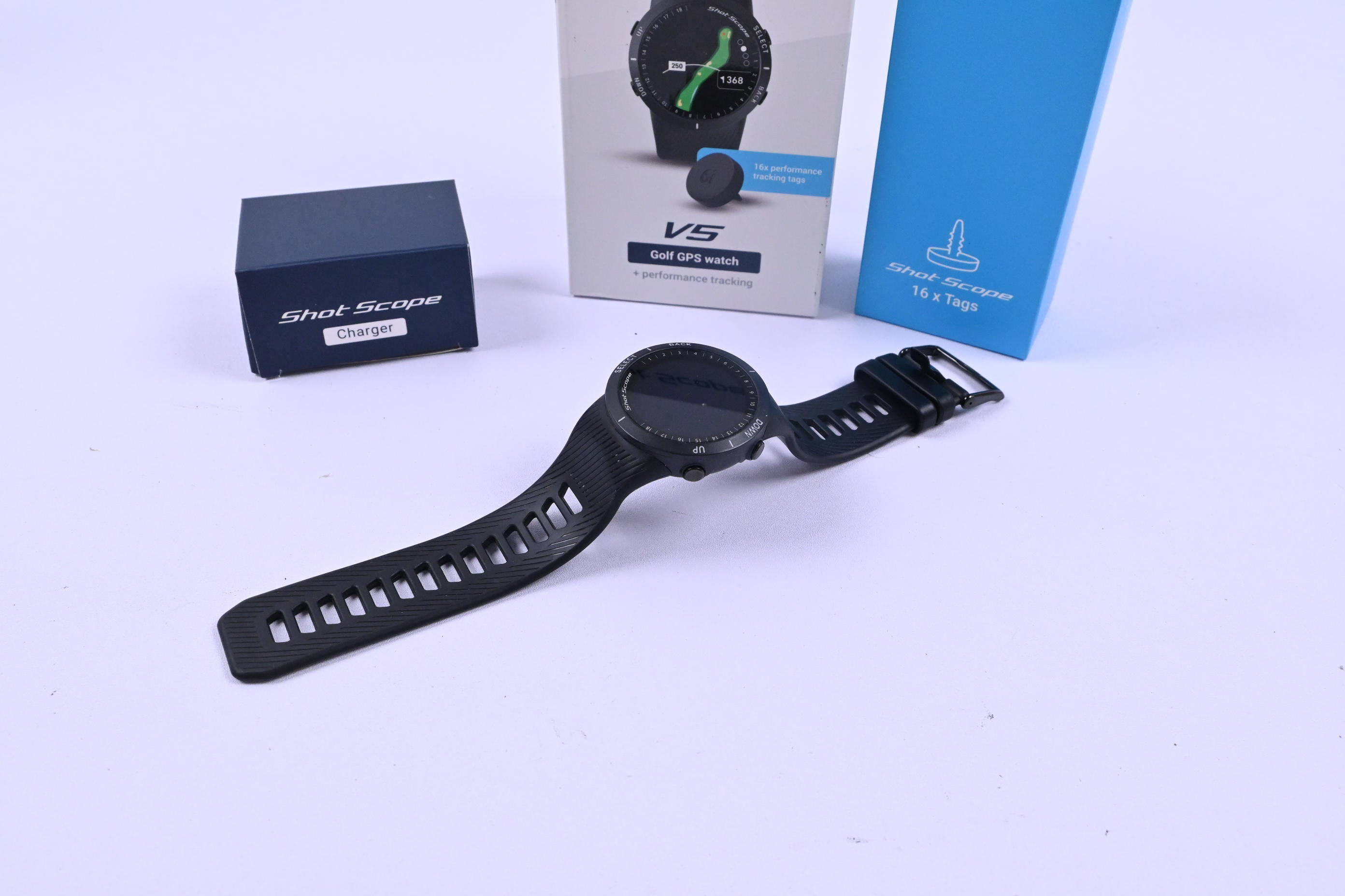 Shotscope V5 / GPS Watch / Includes Tracking Tags