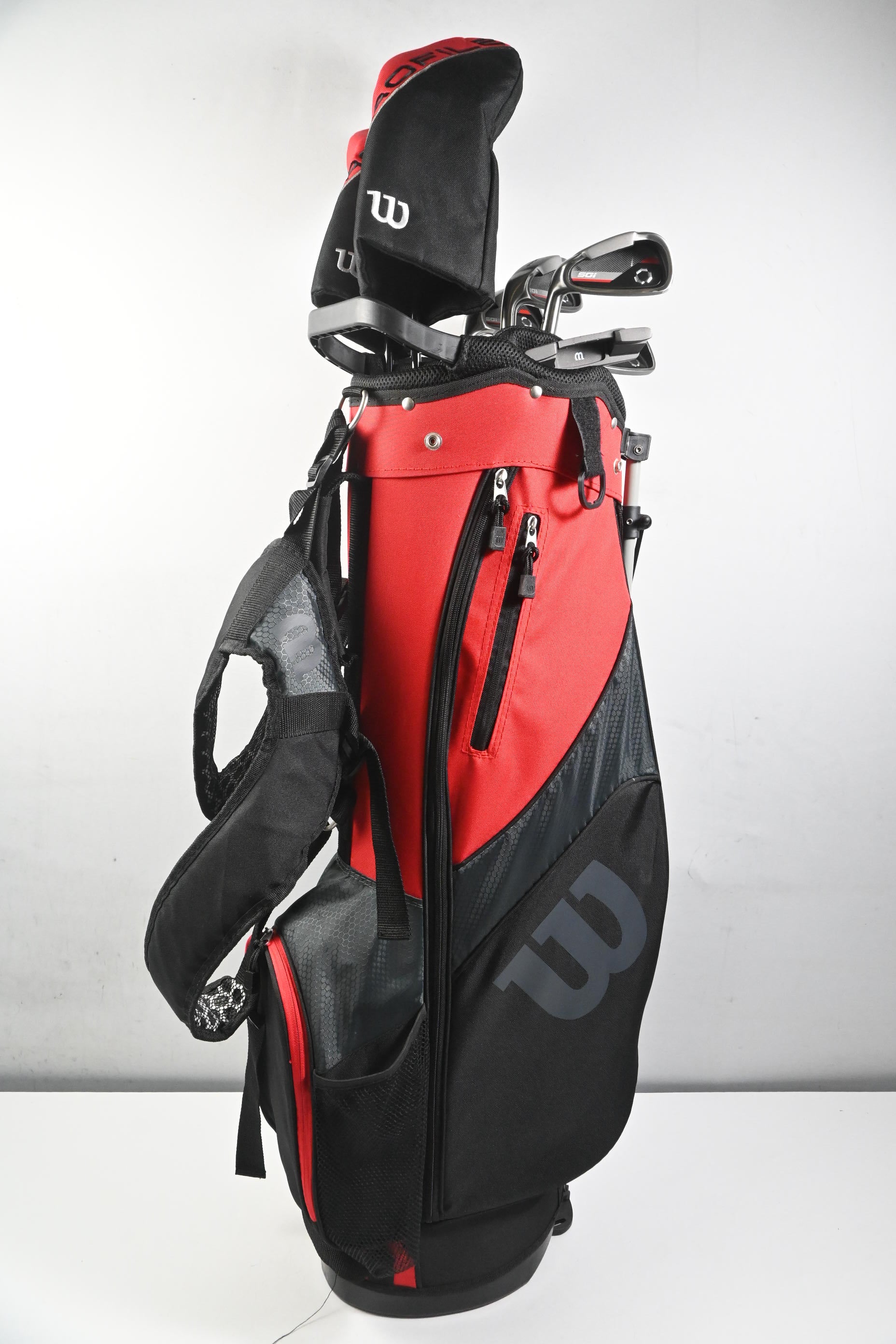 Left Hand Wilson Profile SGi Package Set / Woods, Irons, Putter, Bag