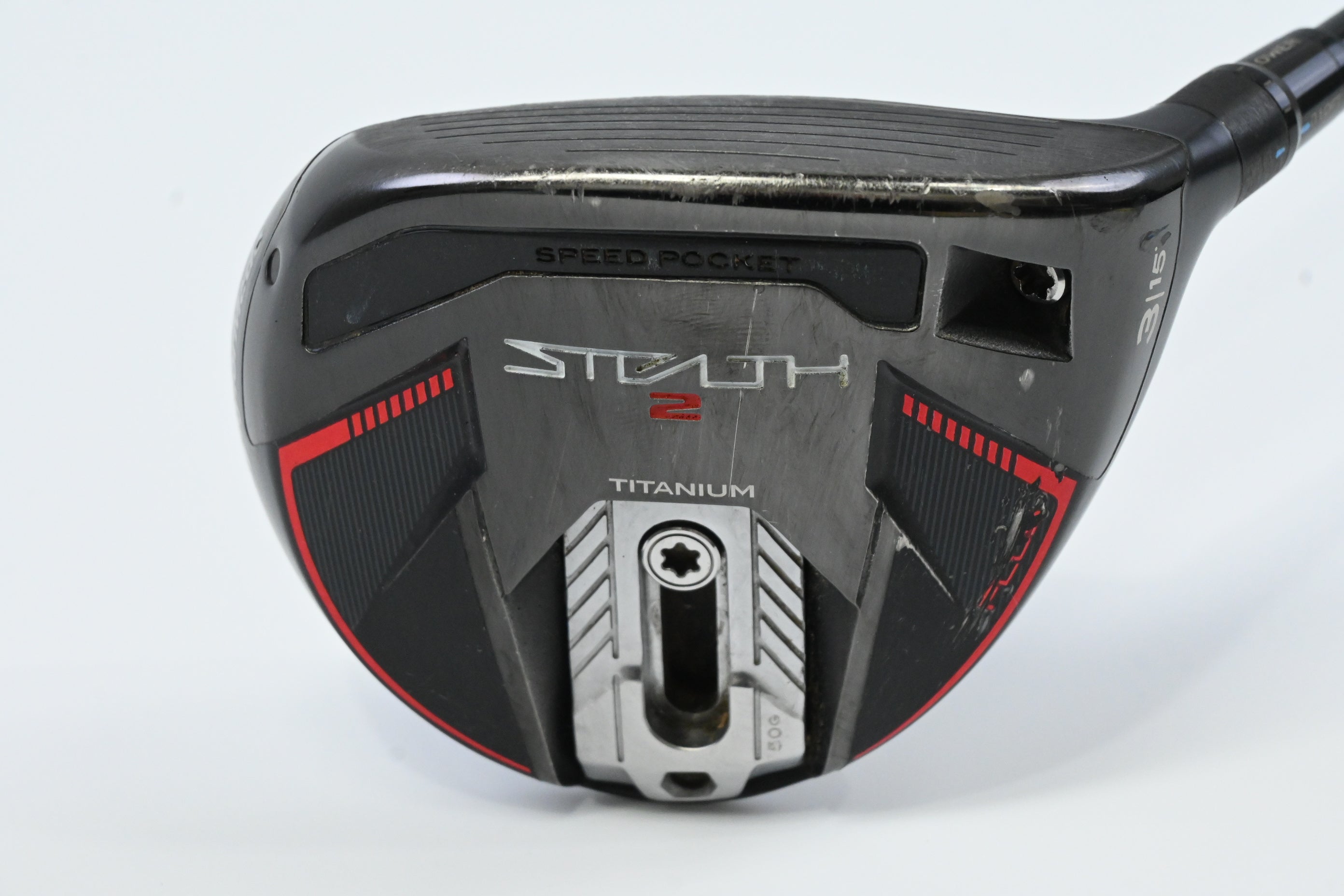 Taylormade Stealth 2 Plus #3 Wood / 15 Degree / Stiff Flex Kai'li Red 75 Shaft