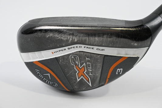 Callaway X2 Hot #3 Hybrid / 19 Degree / X-Flex Grafalloy Red Speed Coat 70