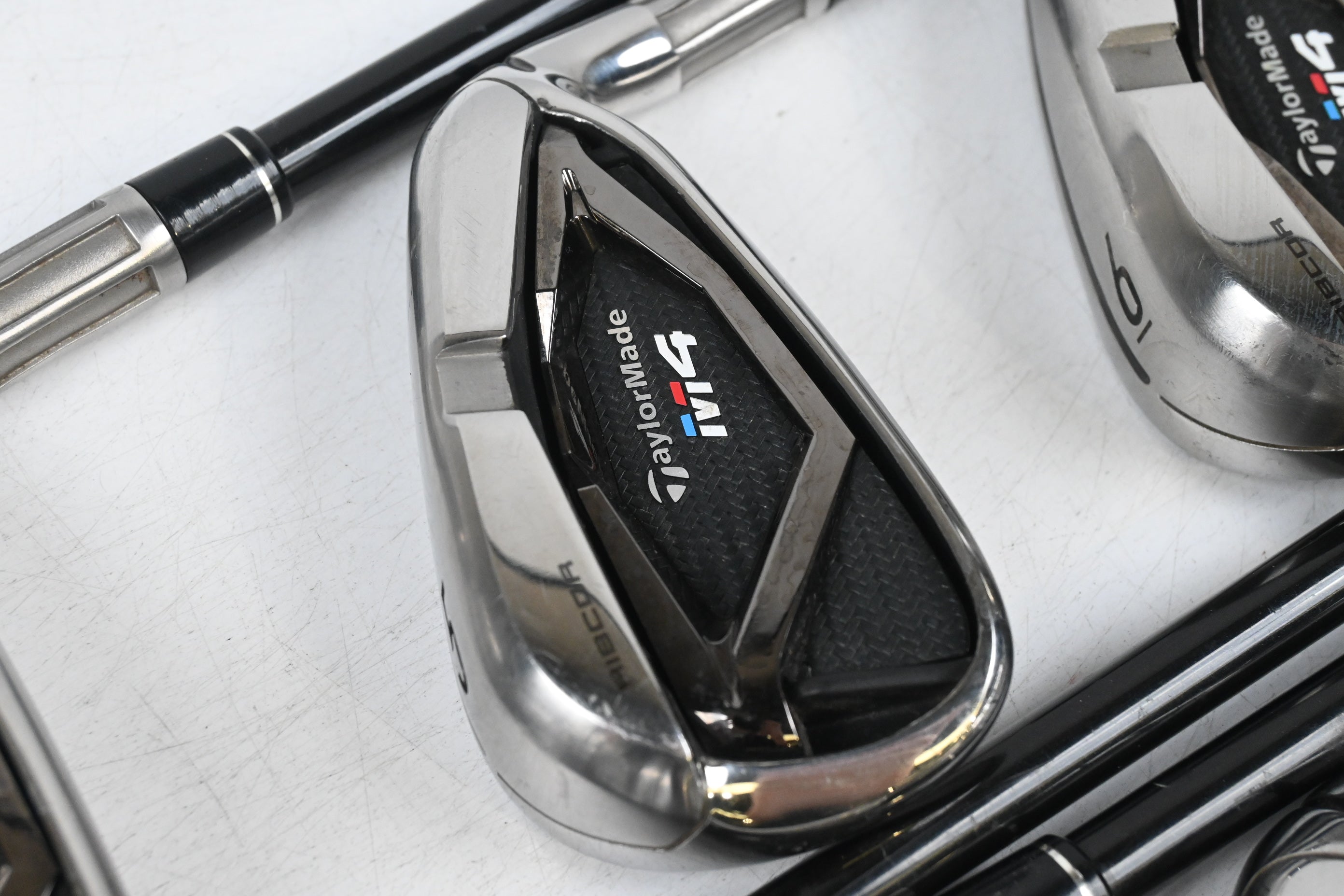 Taylormade M4 Irons / 4-PW / Stiff Flex Fujikura Atmos Red 7 Shafts
