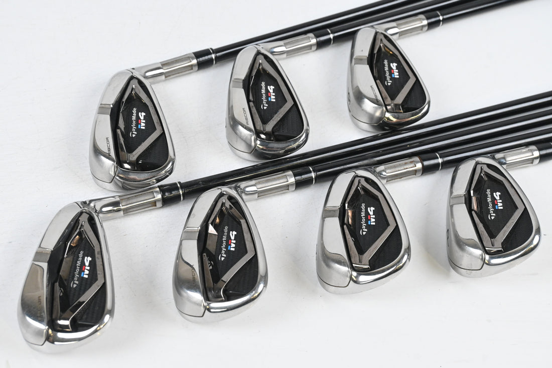 Taylormade M4 Irons / 4-PW / Stiff Flex Fujikura Atmos Red 7 Shafts