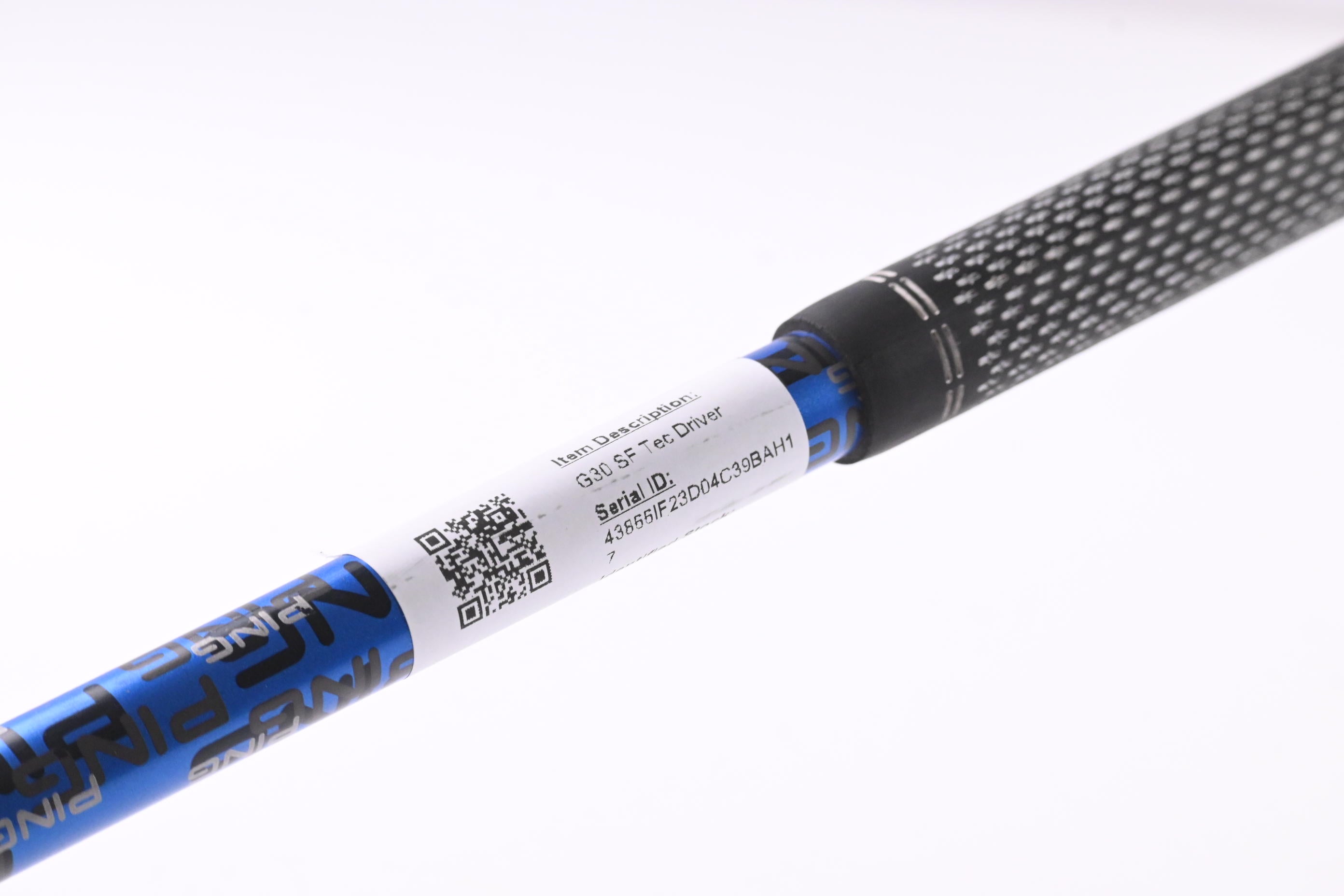 Left Hand Ping G30 SF Tec Driver / 12 Degree / Regular Flex Ping TFC 419 Shaft