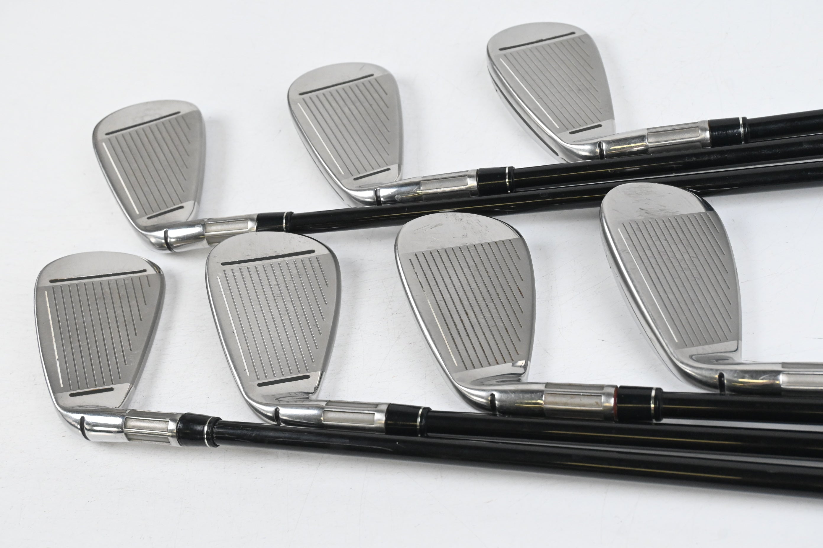 Taylormade M4 Irons / 4-PW / Stiff Flex Fujikura Atmos Red 7 Shafts