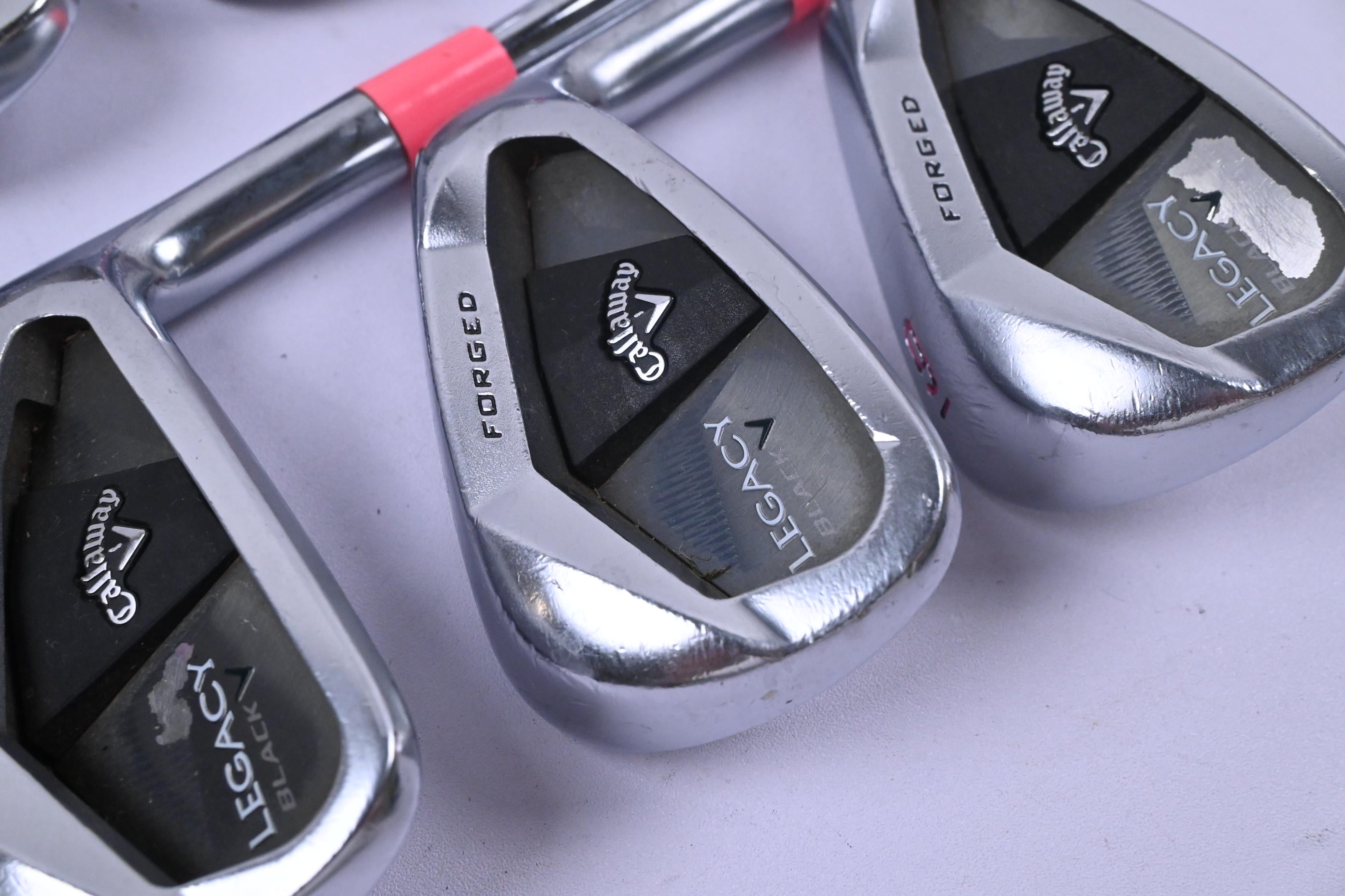 Callaway Legacy Black 2011 Irons / 4-9i / Stiff Flex AMT Tour White S300 Shafts