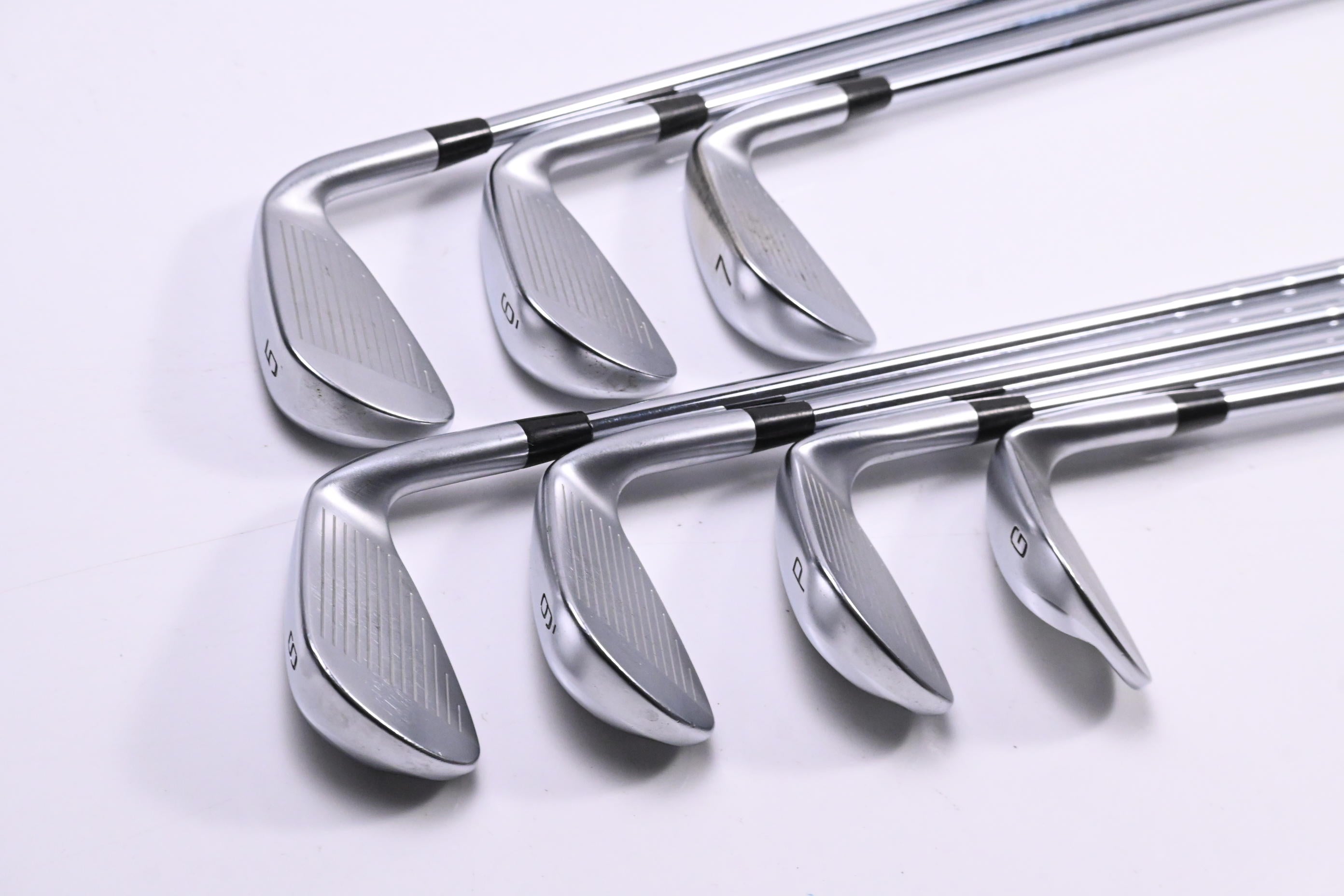Left Hand Mizuno JPX 921 Hot Metal Irons / 5-PW+GW / Regular Flex N.S. Pro