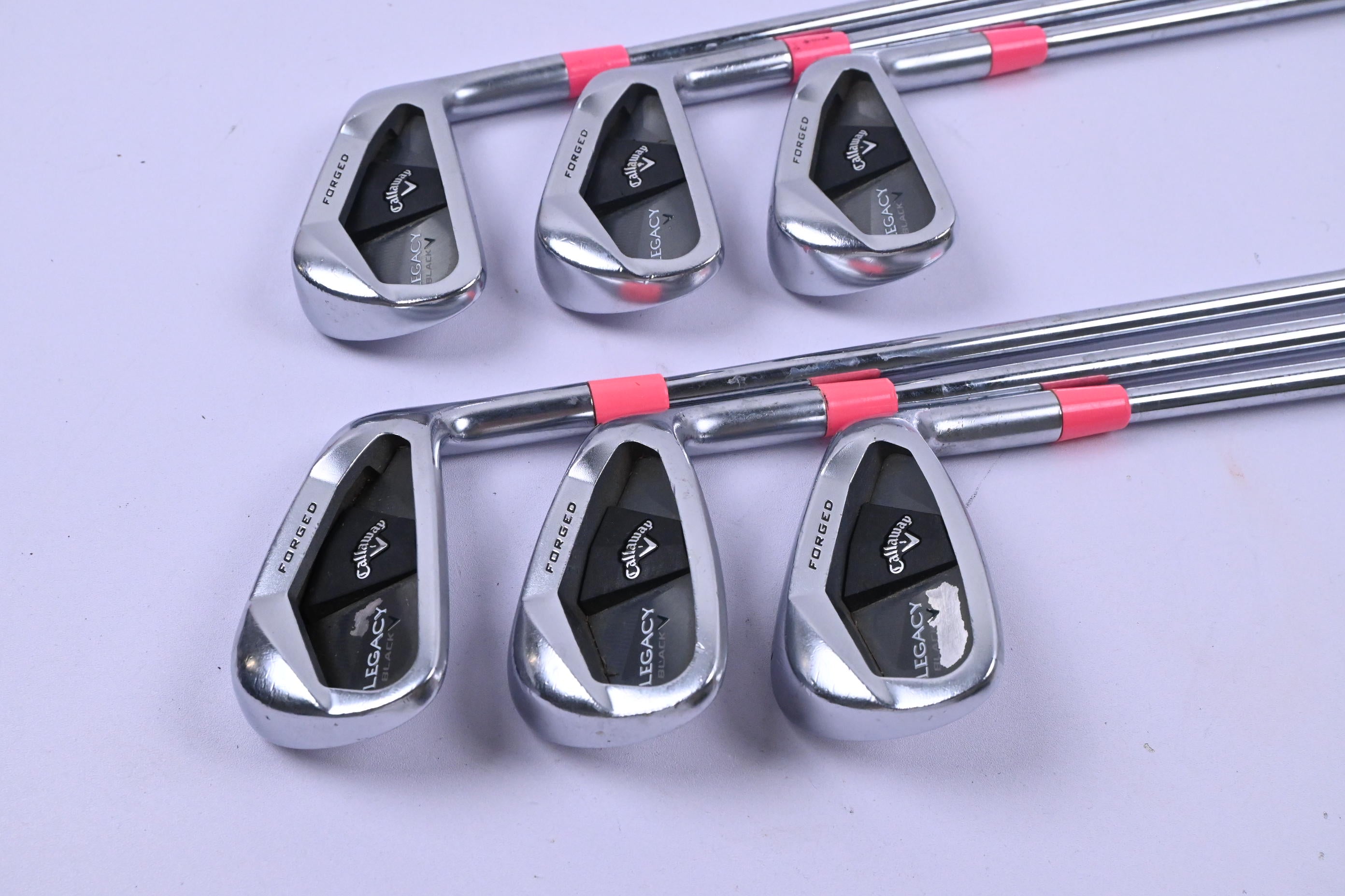 Callaway Legacy Black 2011 Irons / 4-9i / Stiff Flex AMT Tour White S300 Shafts