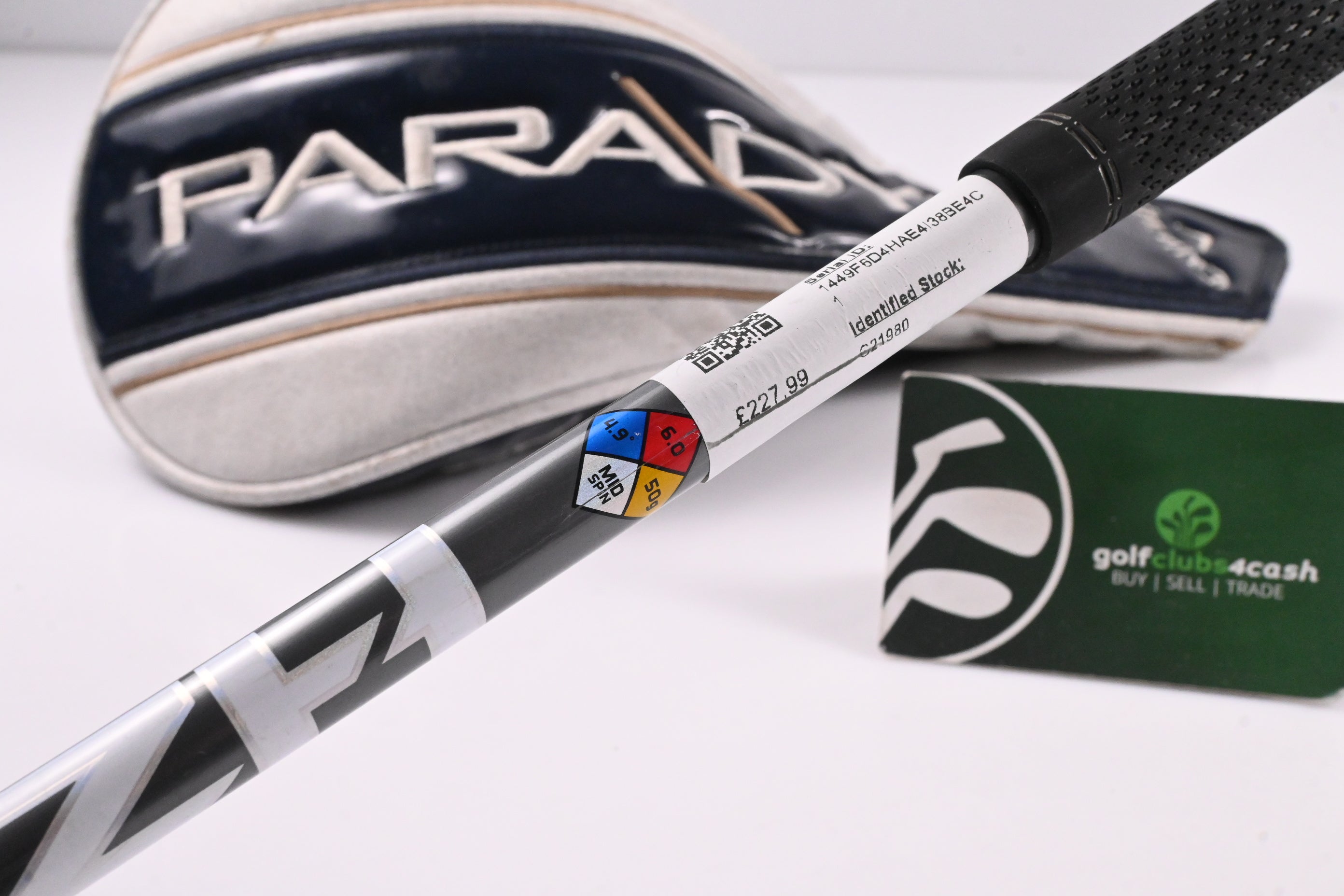 Left Hand Callaway Paradym Driver / 9 Degree / Stiff Flex HZRDUS Smoke 50