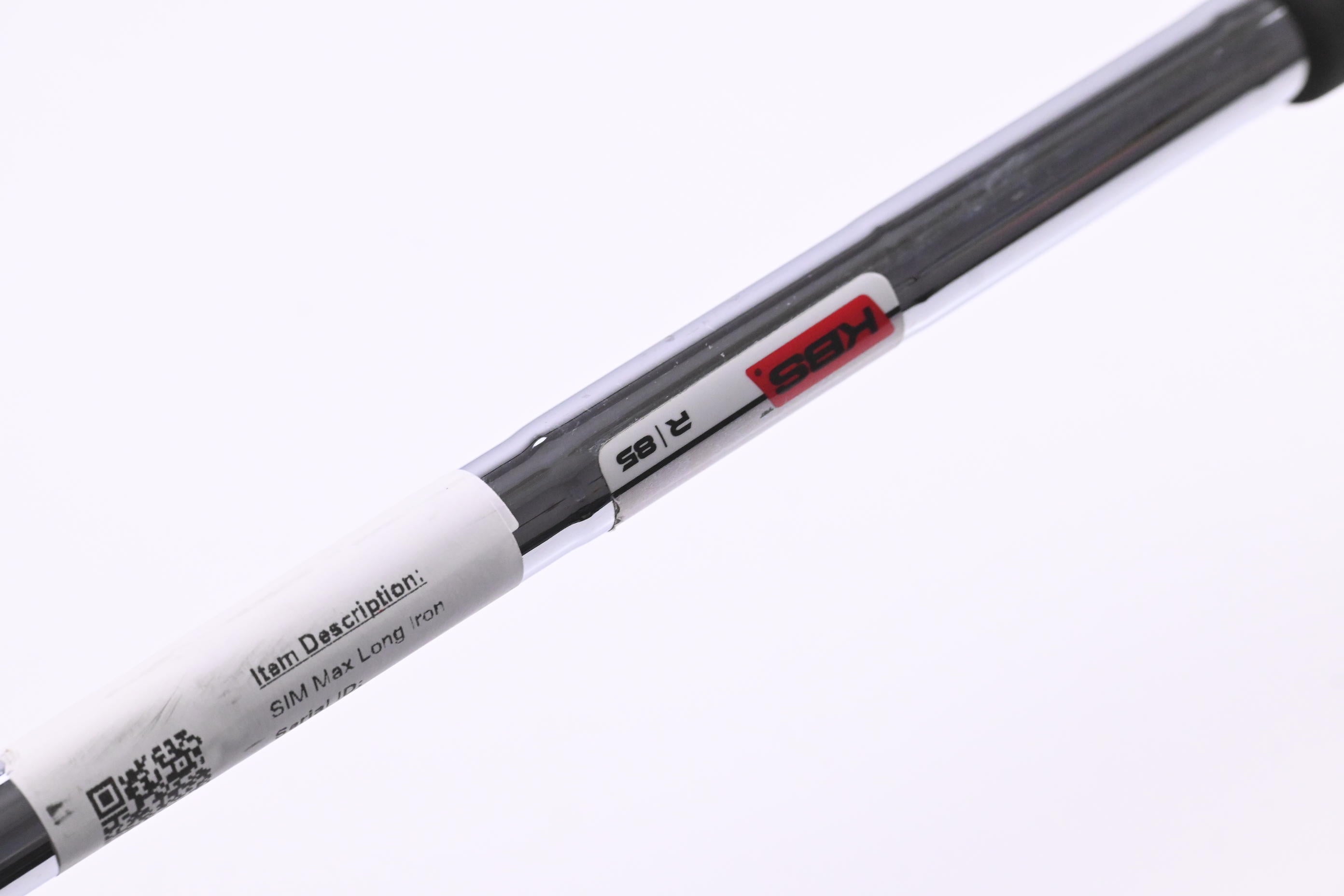 Left Hand Taylormade SIM Max #4 Iron / 19 Degree / Regular Flex KBS Max 85