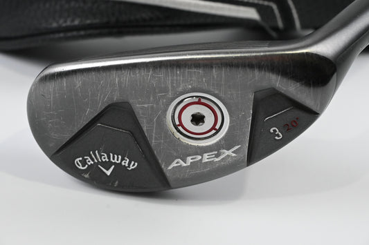 Callaway Apex #3 Hybrid / 20 Degree / Stiff Flex Kuro Kage 80 Shaft
