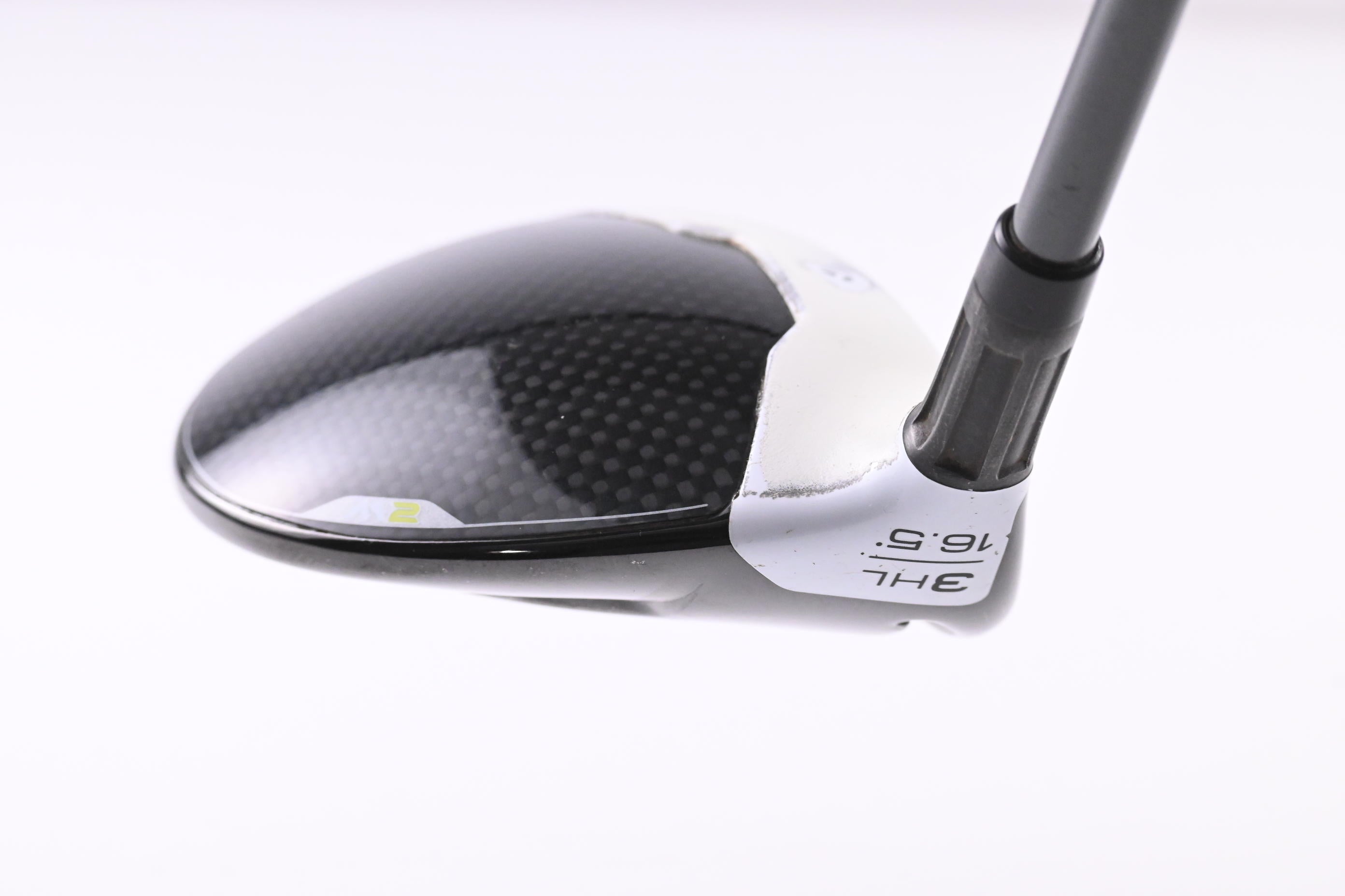 Left Hand Taylormade M2 2017 #3 Wood / 16.5 Degree / Regular Flex Reax 55 Shaft