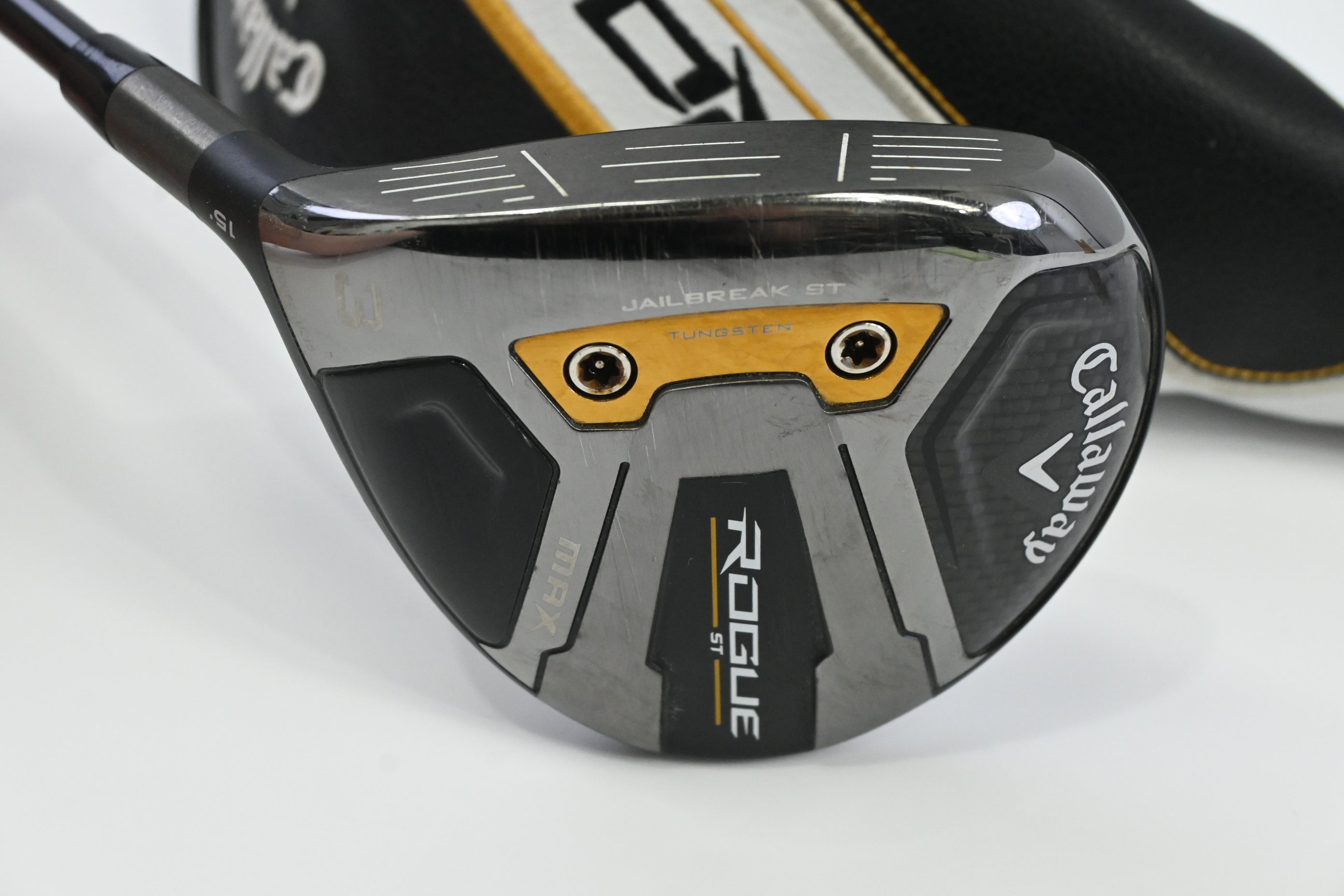 Left Hand Callaway Rogue ST Max #3 Wood / 15 Degree / Regular Flex Tensei 65