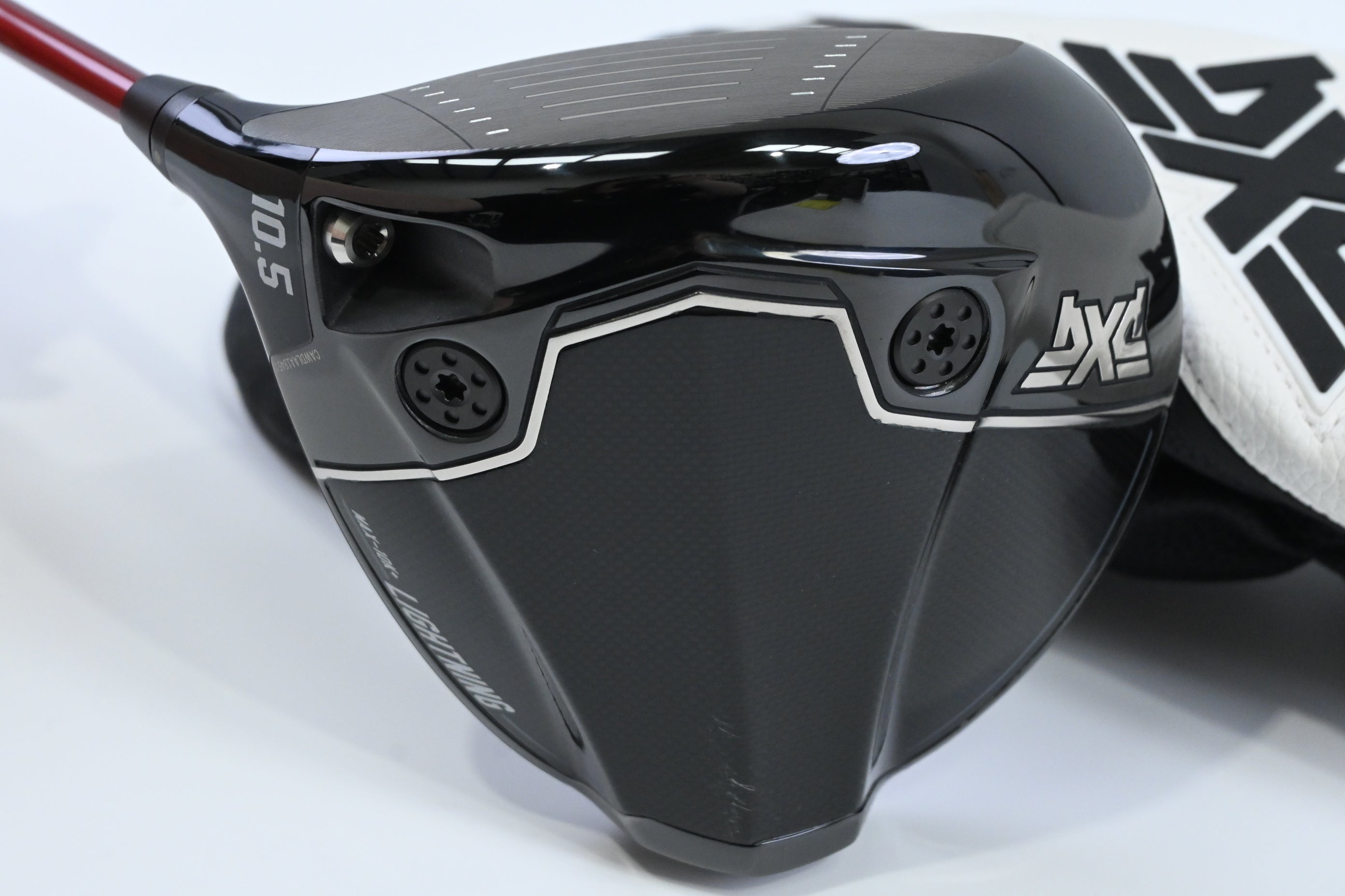 Left Hand PXG Lightning Max 10K+ Driver / 10.5 Degree / Regular Flex Denali Red