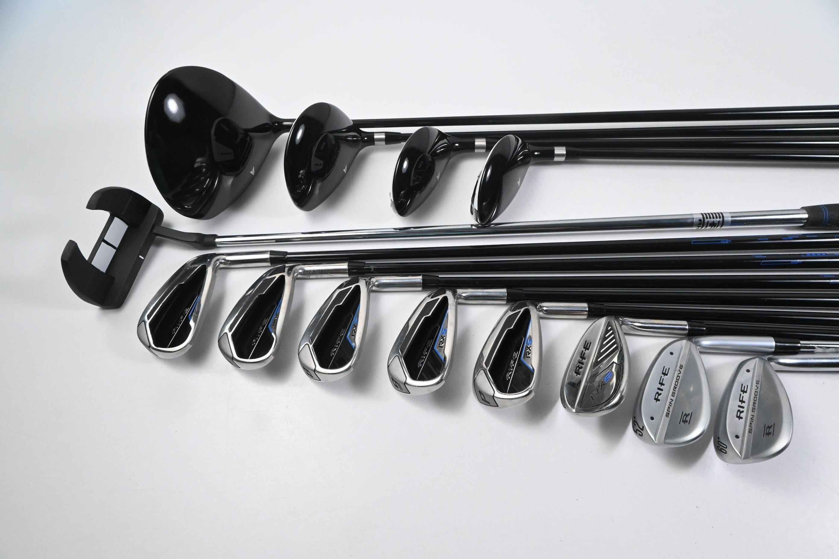 Rife RX5 Package Set / Woods, Irons, Putter, Bag / Range Finder Included
