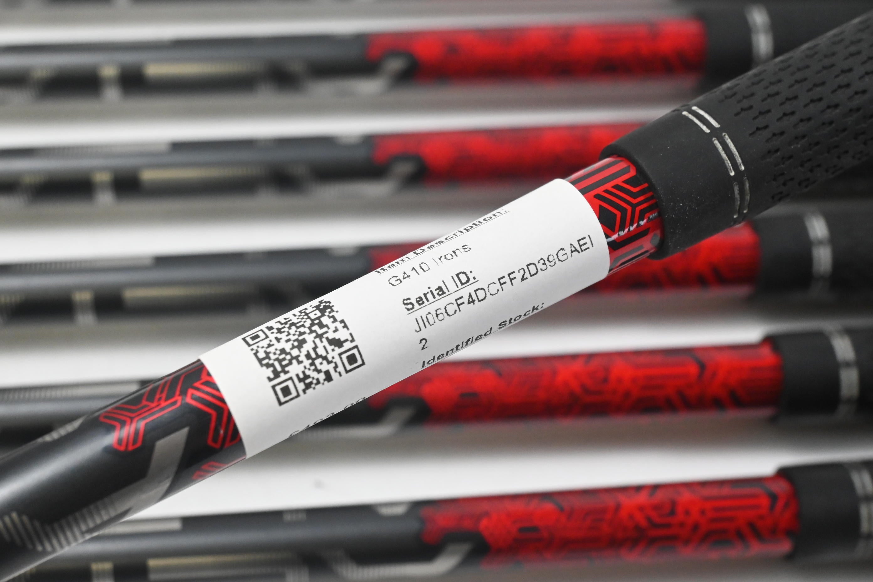 Ping G410 Irons / 6-PW+GW+SW / Black Dot / Senior Flex Ping Alta CB Shafts