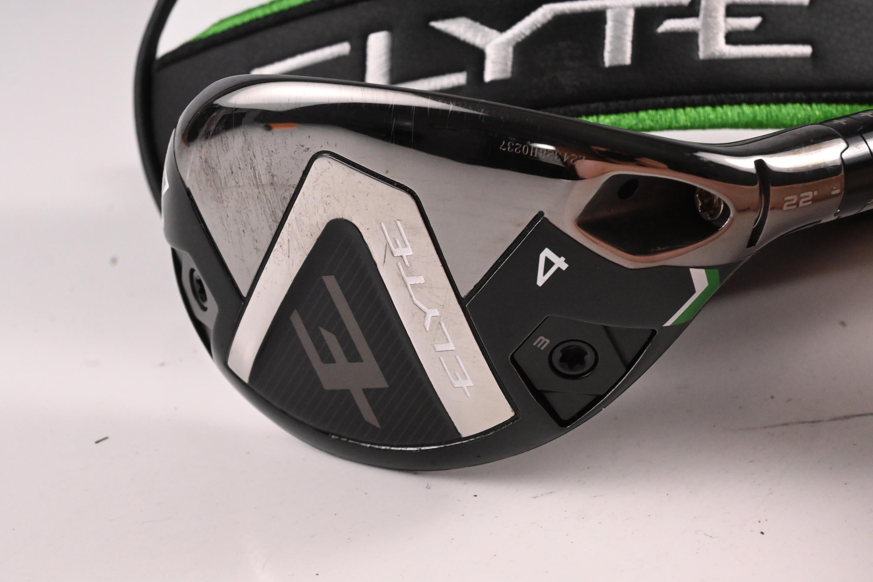 Callaway Elyte #4 Hybrid / 22 Degree / Regular Flex Denali Charcoal 60 Shaft
