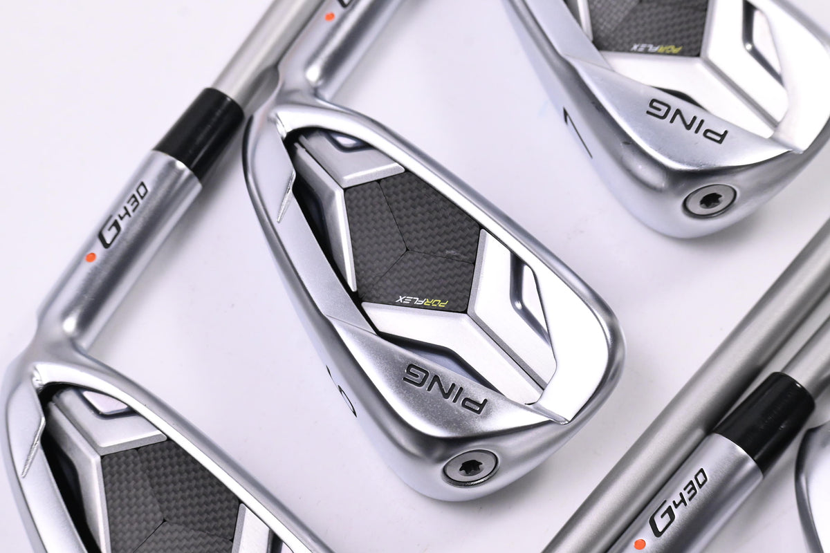 Ping G430 Irons / 5-PW+SW / Orange Dot / Senior Flex Ping ALTA Quick 45 Shafts