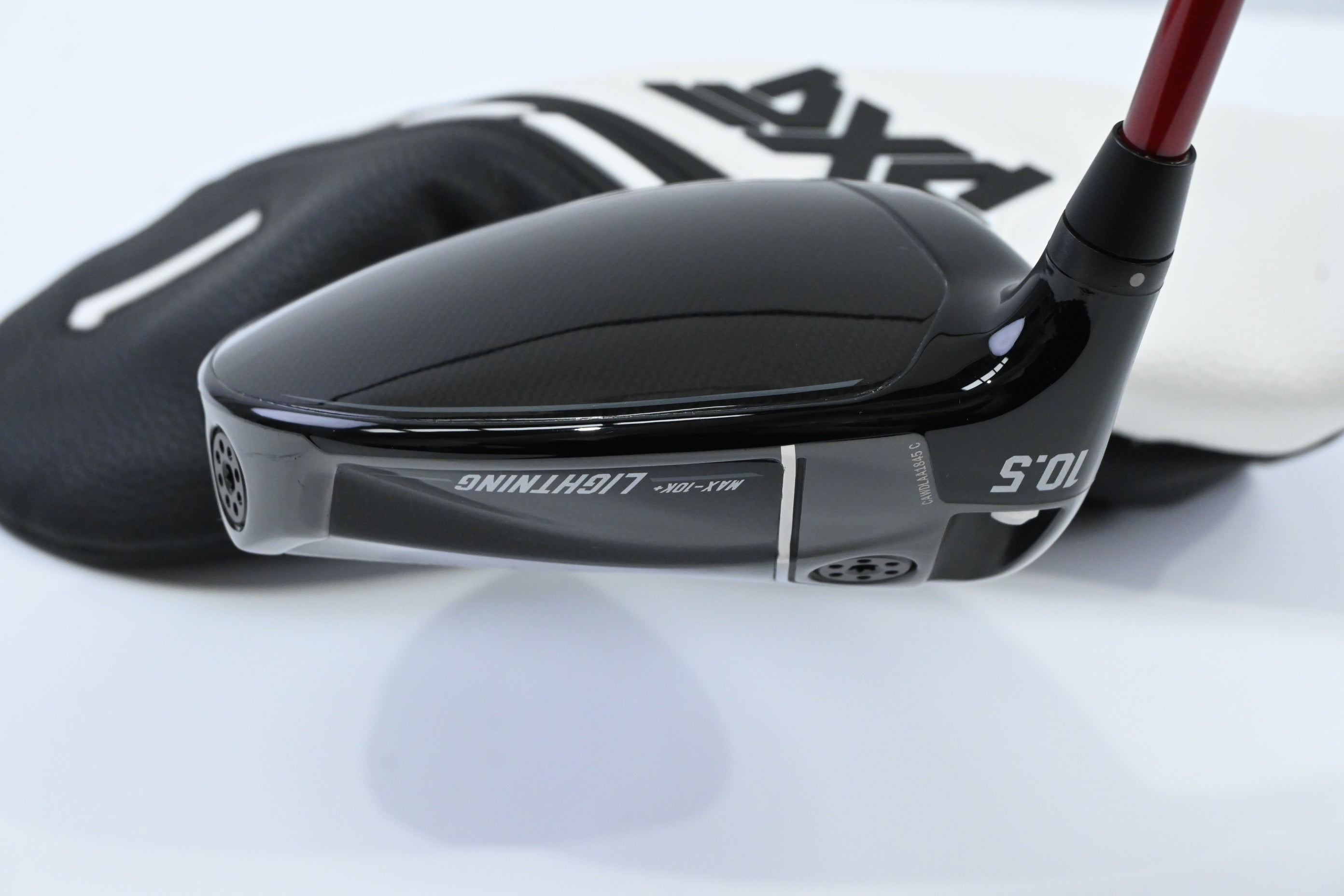 Left Hand PXG Lightning Max 10K+ Driver / 10.5 Degree / Regular Flex Denali Red