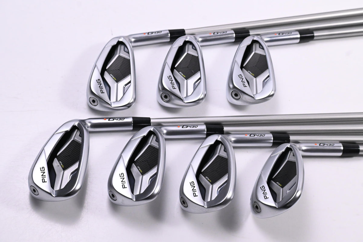 Ping G430 Irons / 5-PW+SW / Orange Dot / Senior Flex Ping ALTA Quick 45 Shafts