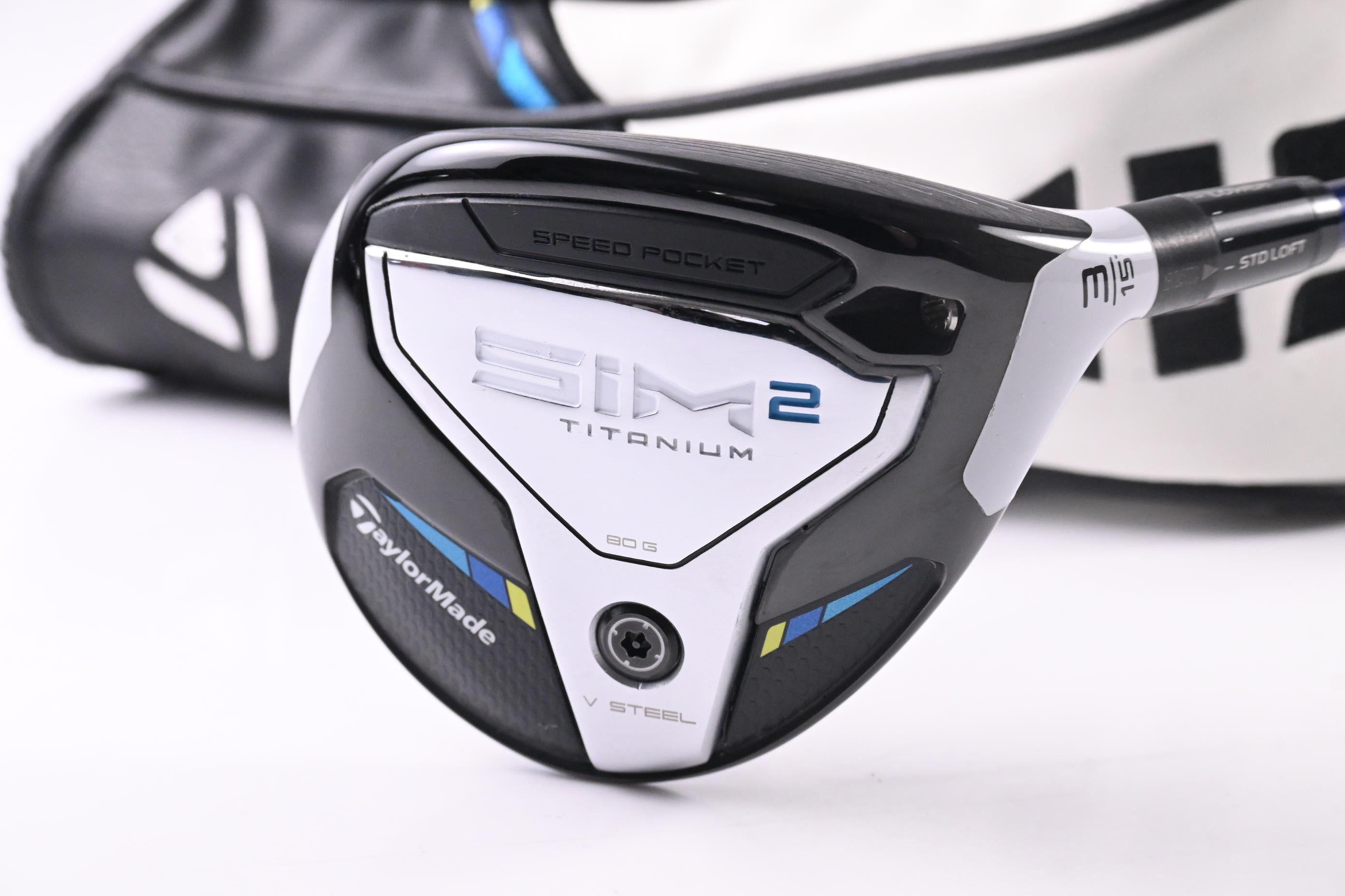 Taylormade SIM2 Ti #3 Wood / 15 Degree / X-Flex Ventus Velocore TR Blue 6 Shaft