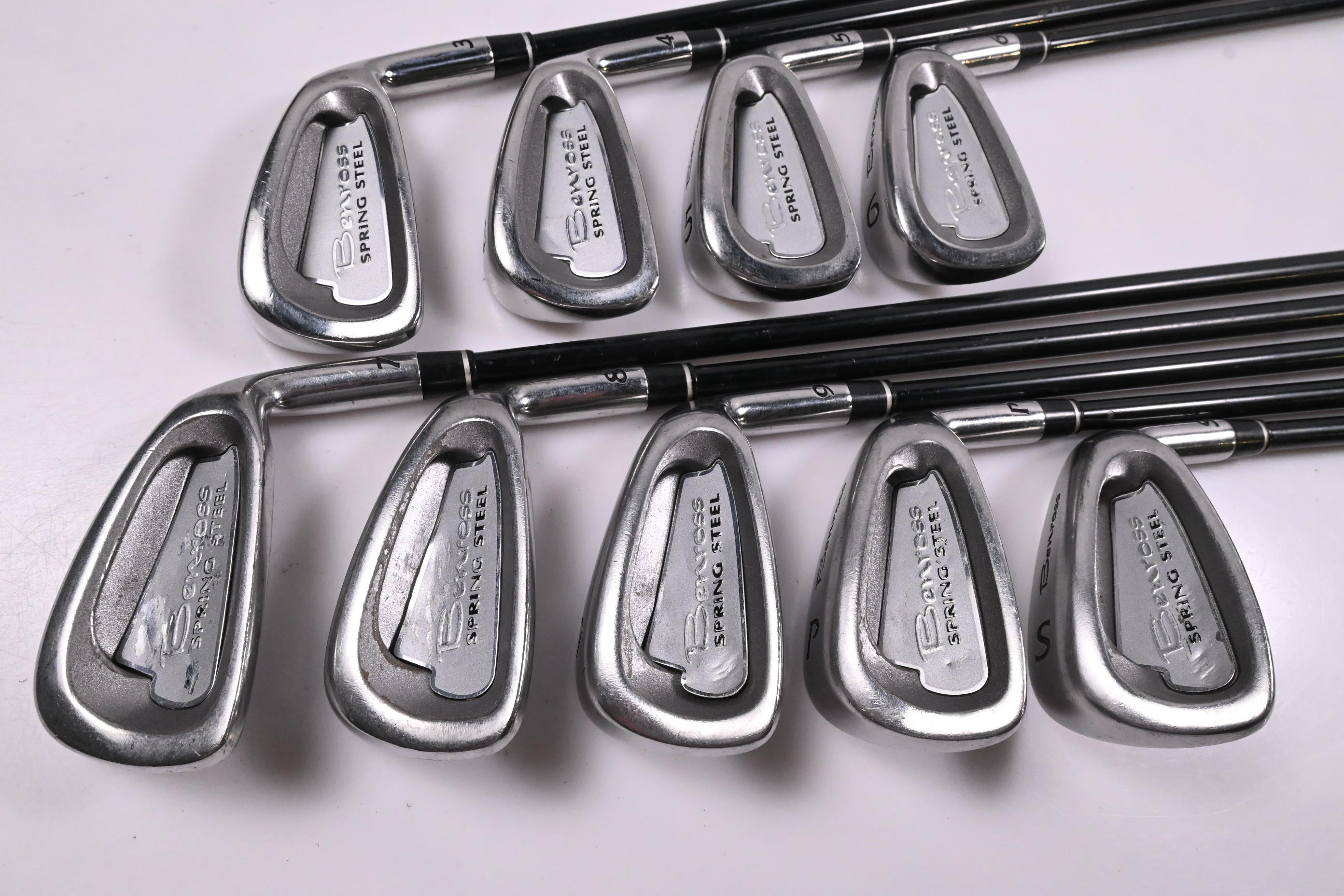 Benross Spring Steel Irons / 3-PW+SW / Regular Flex Benross Shafts