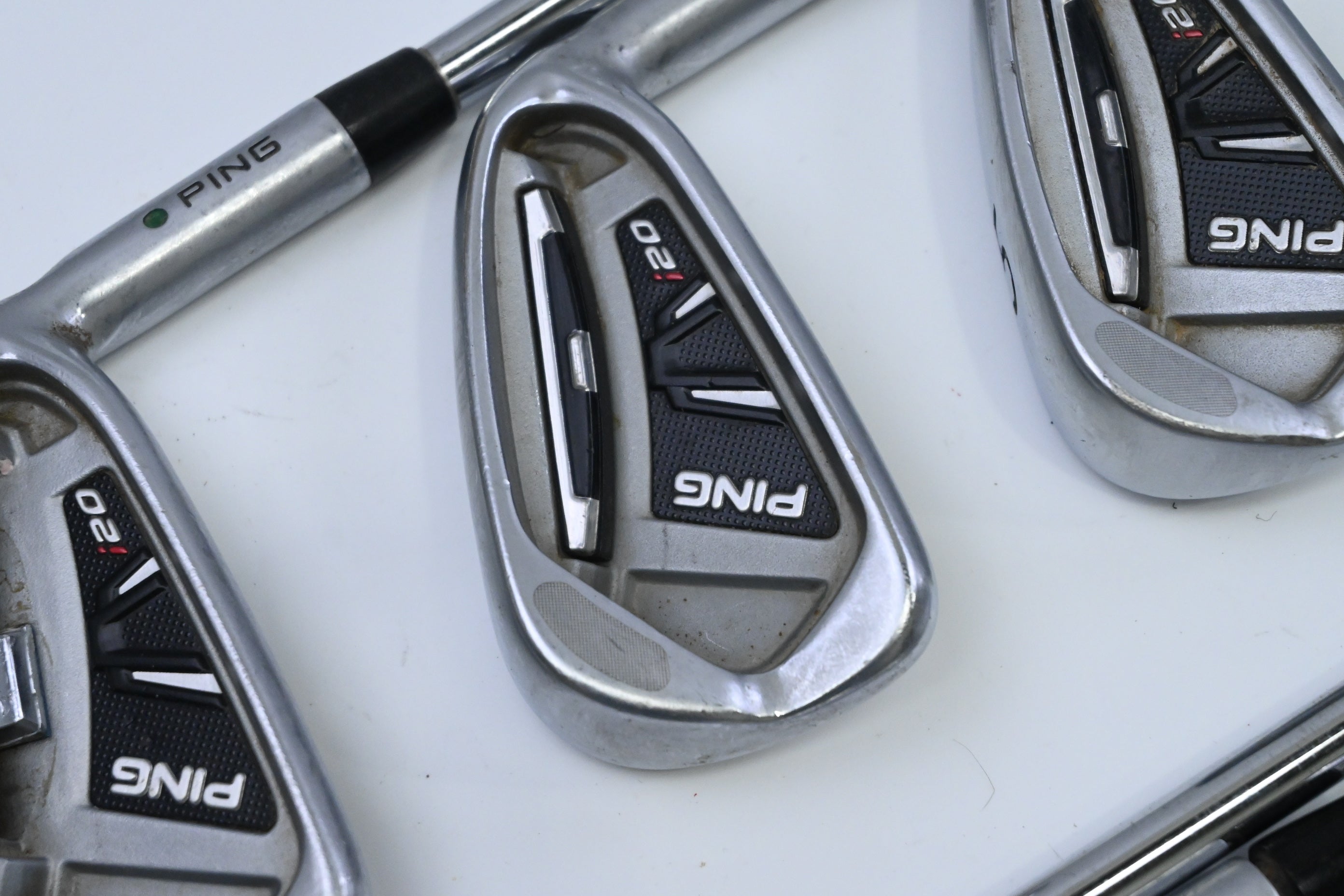 Ping i20 Irons / 3-PW / Green Dot / Regular Flex Ping CFS Shafts