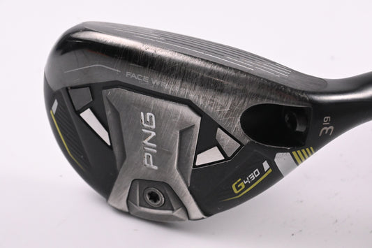 Ping G430 #3 Hybrid / 19 Degree / Stiff Flex Ping Alta CB Black 70 Shaft