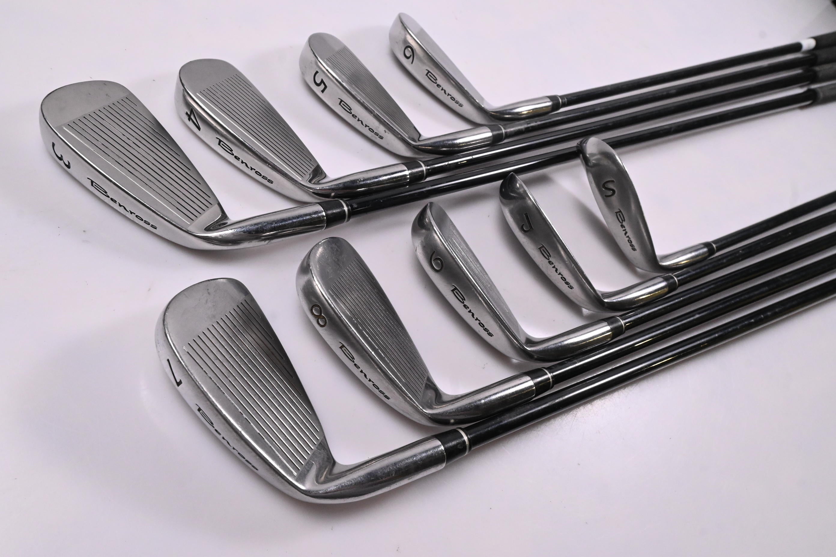 Benross Spring Steel Irons / 3-PW+SW / Regular Flex Benross Shafts