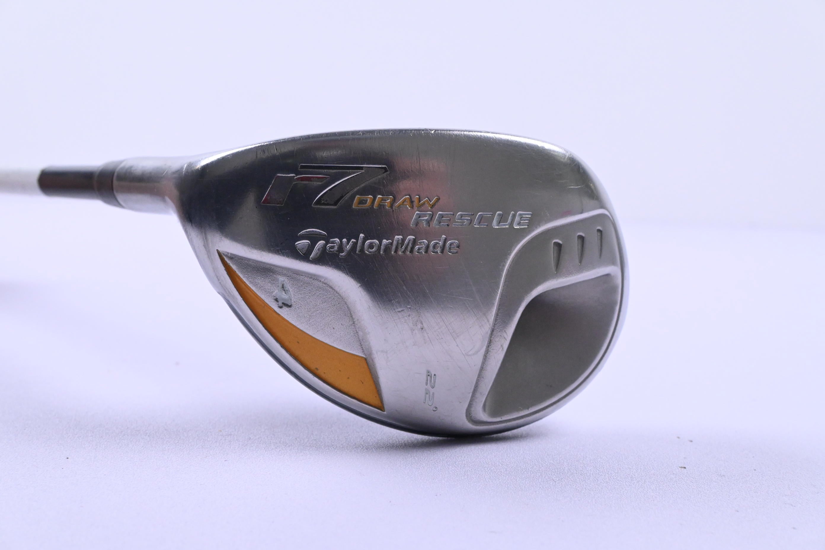 Left Hand Taylormade R7 Draw #4 Hybrid / 22 Degree / Stiff Flex REAX 55 Shaft