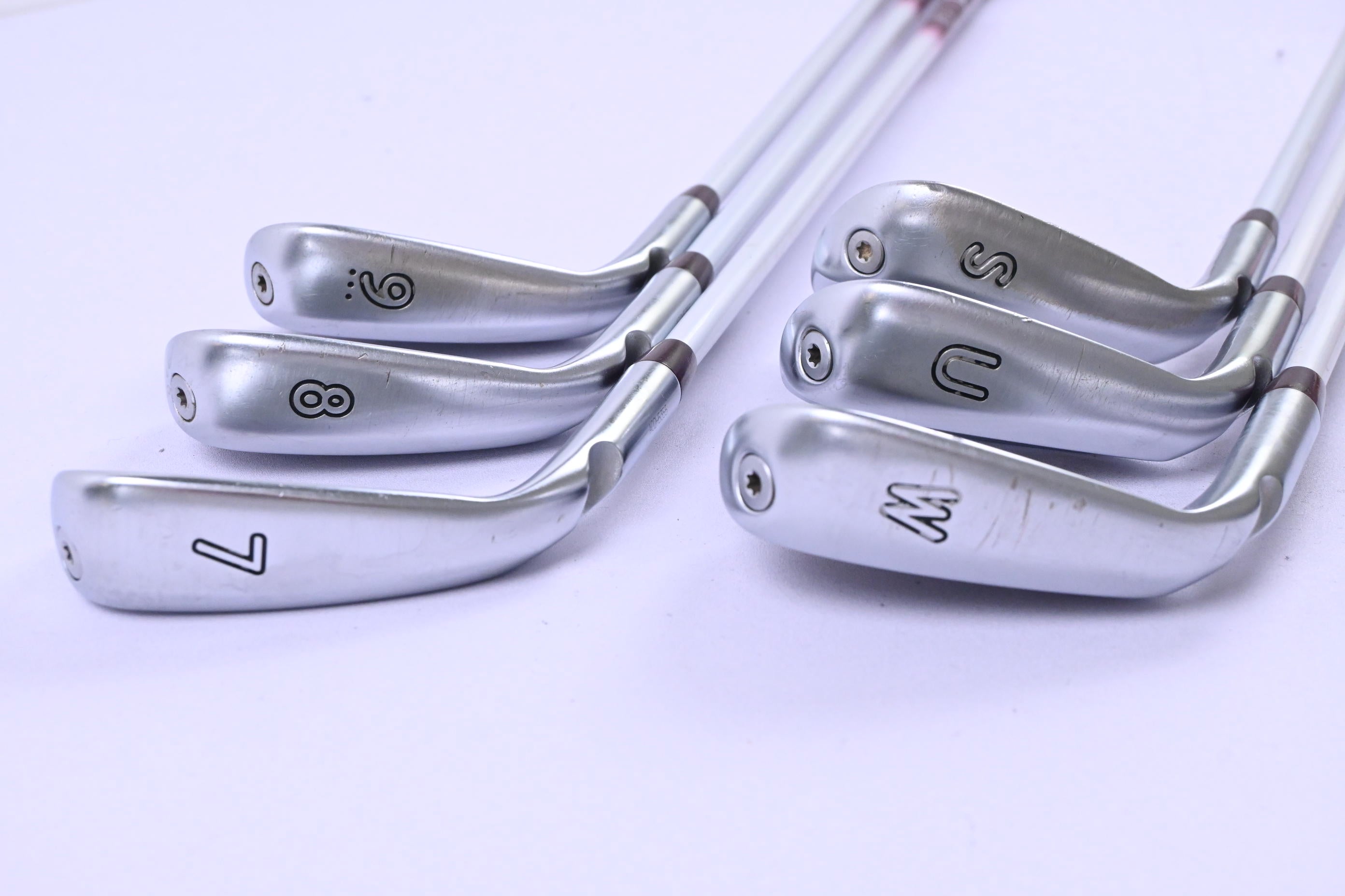 Ladies Ping G Le2 Irons / 7-PW+GW+SW / Orange Dot / Ladies Flex Ping ULT 240