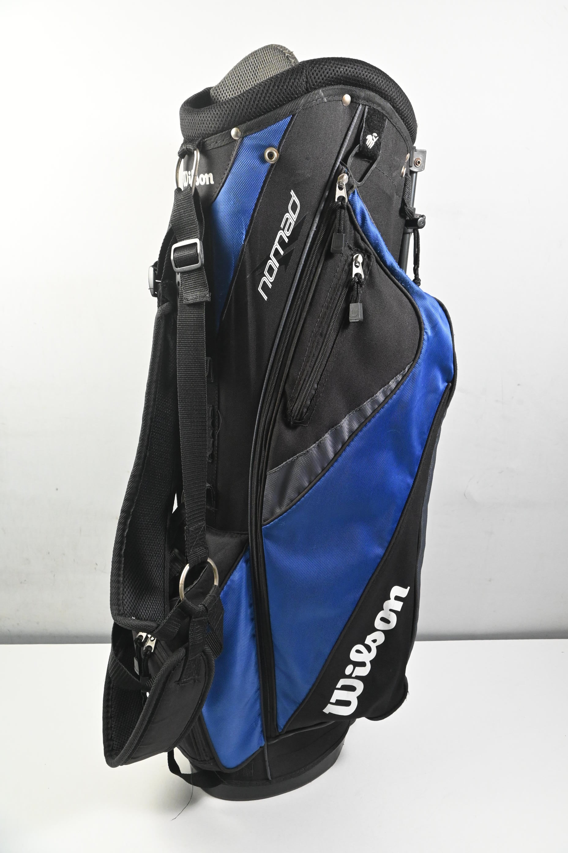 Wilson Nomad Stand Bag / 7-Way Divider / Black, Blue