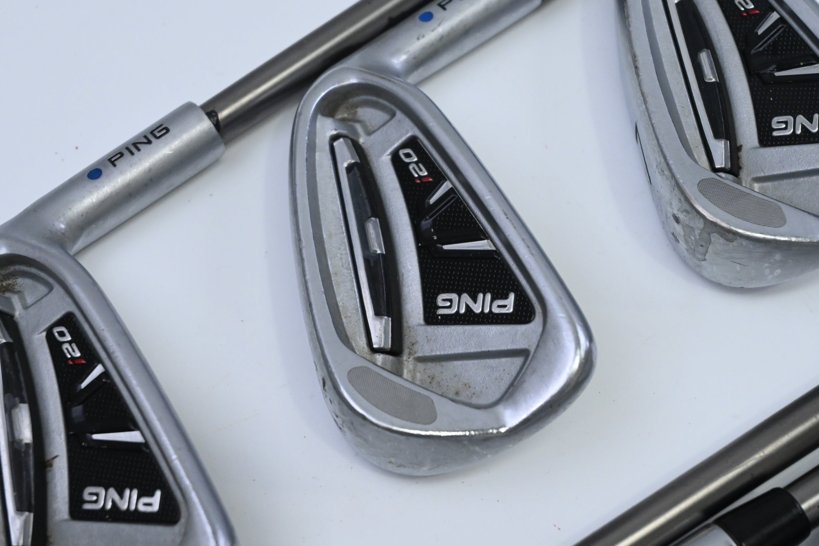 Ping i20 Irons / 5-PW+SW / Blue Dot / Stiff Flex Ping TFC 169 Shafts