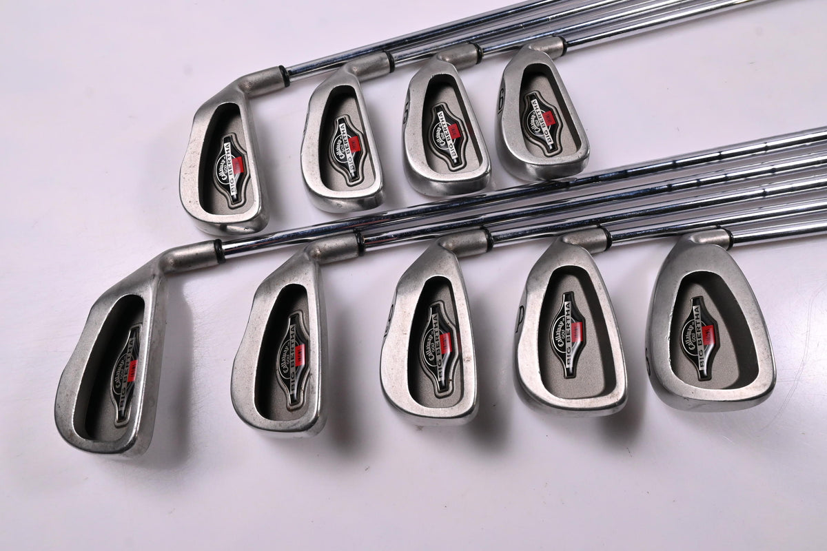 Callaway Big Bertha 1996 Irons / 3-PW+SW / UniFlex Memphis 10 Shafts