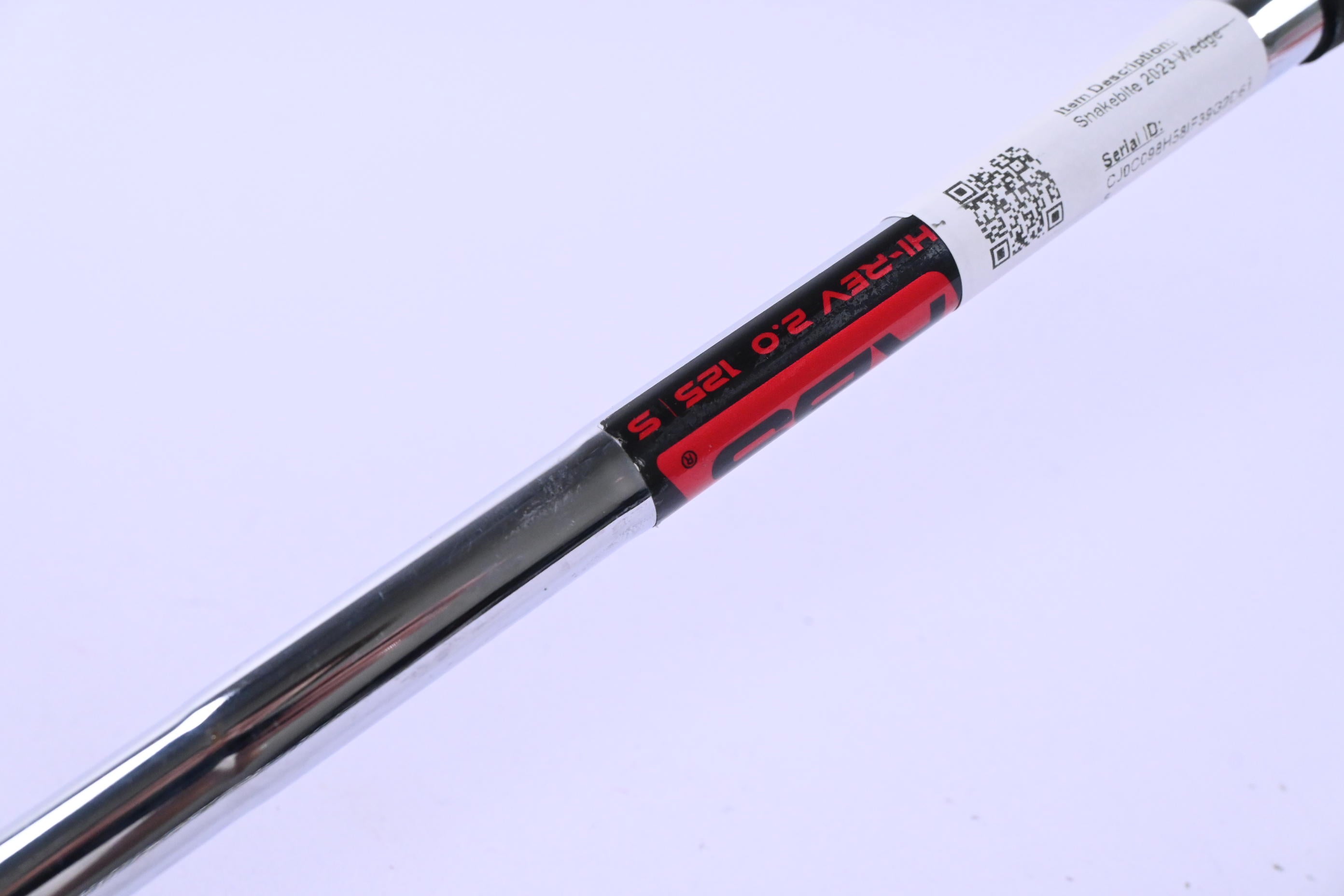 Cobra Snakebite 2023 Gap Wedge / 50 Degree / Stiff Flex KBS Hi-Rev 2.0 125 Shaft
